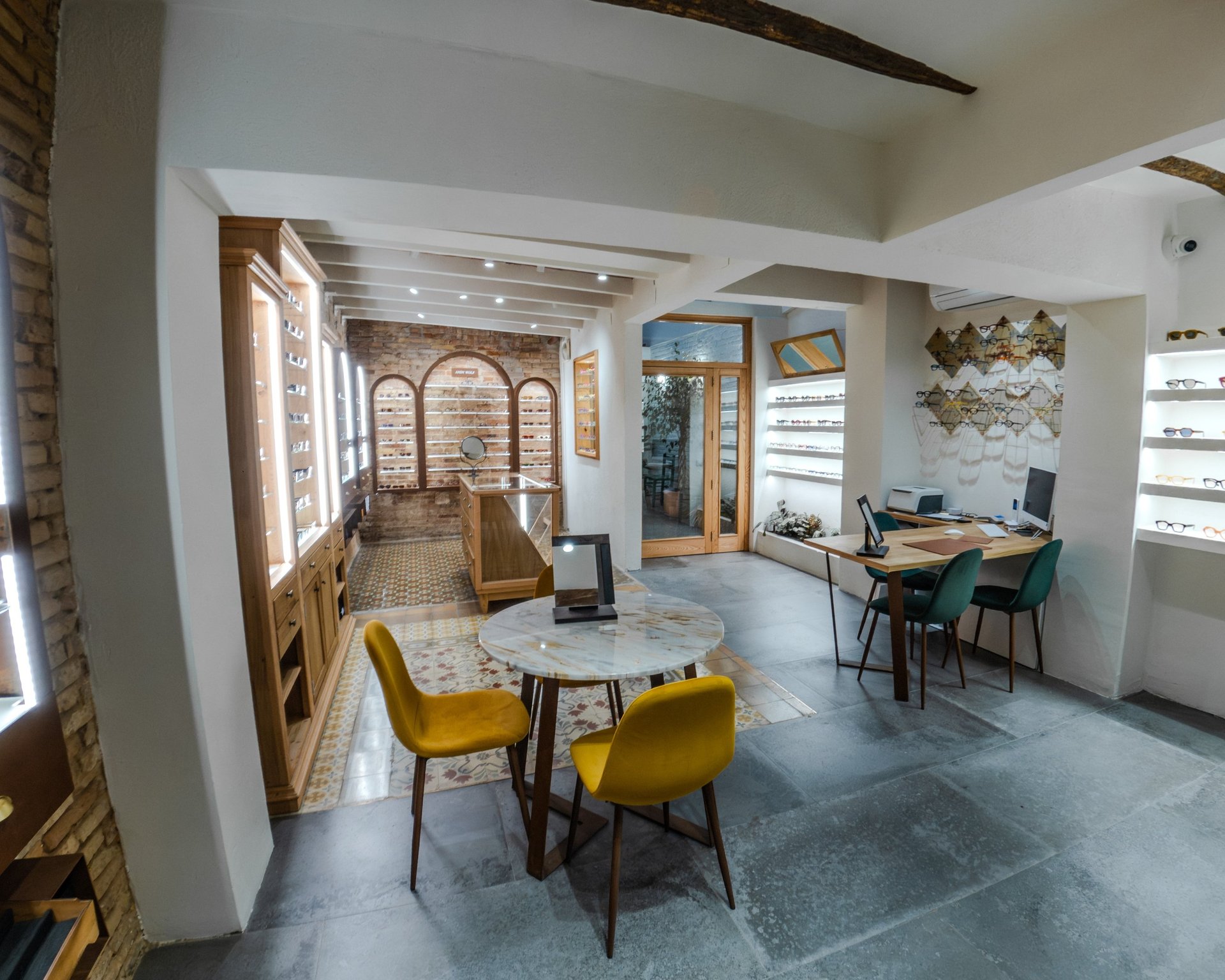 woman wearing yellow long-sleeved dress under white clouds and blue sky during daytime