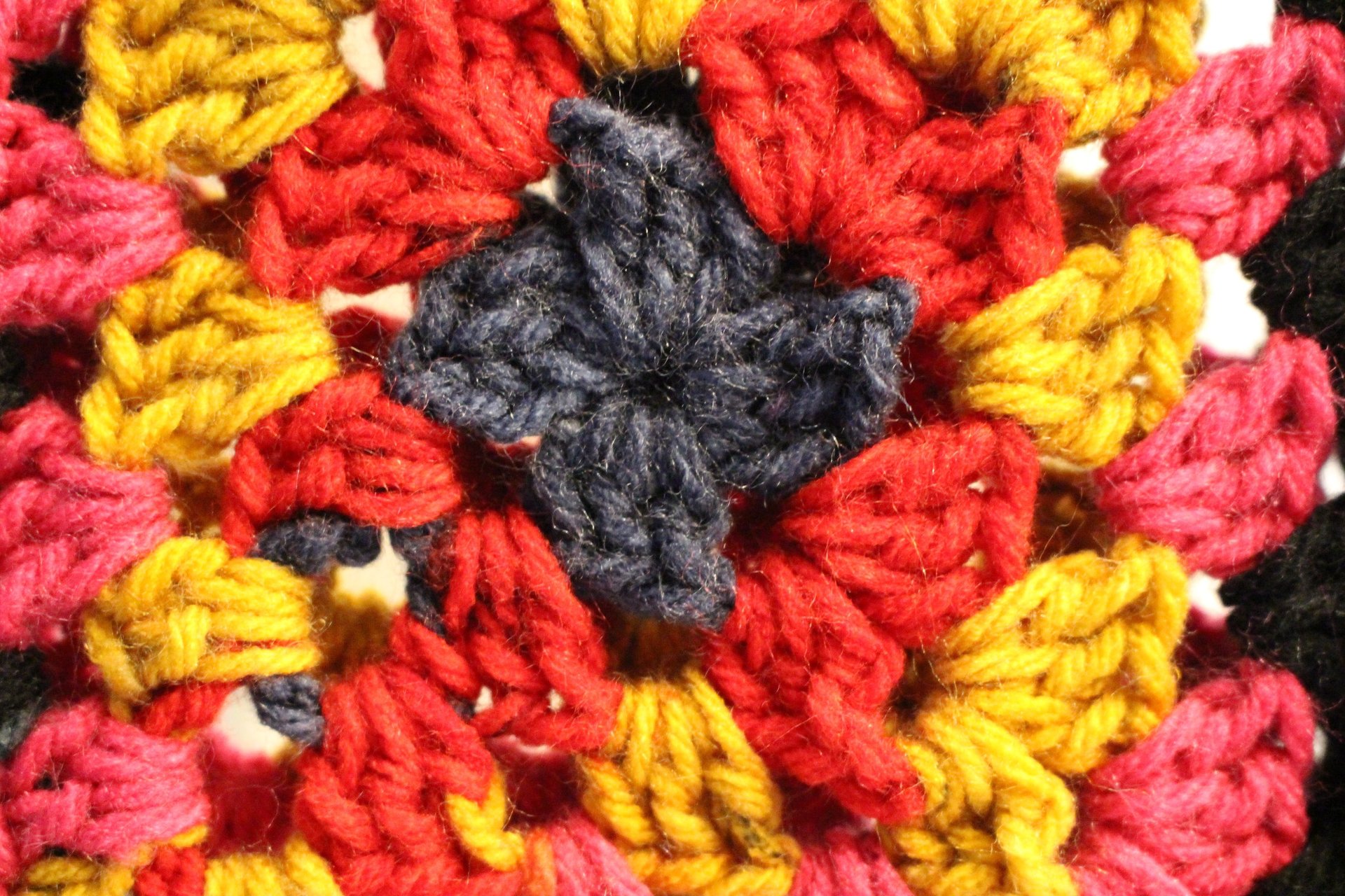 black blue and yellow textile