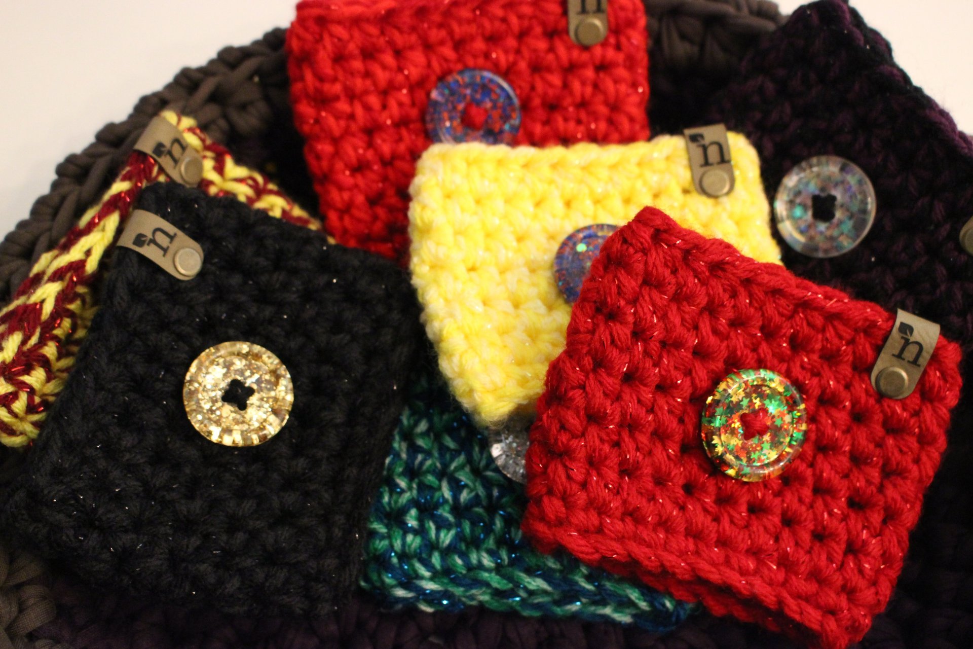 black blue and yellow textile