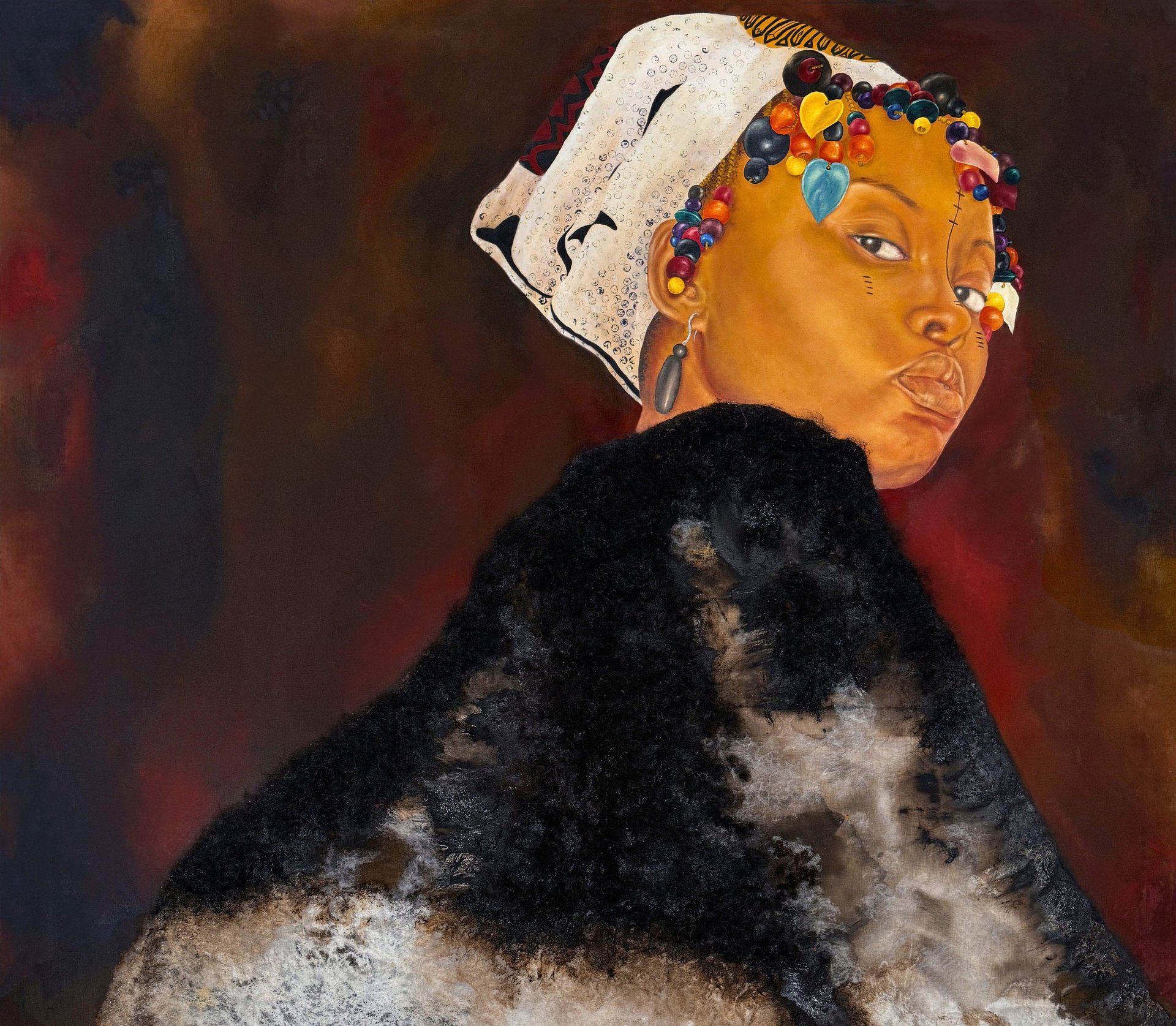 black and white bed linen