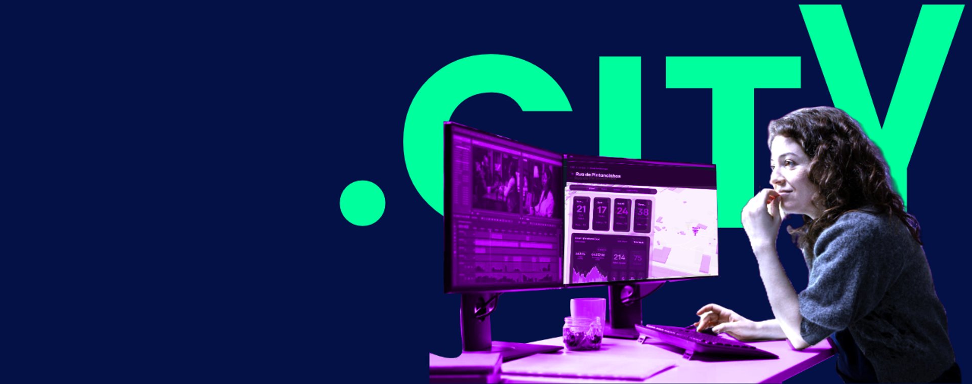 an abstract photo of a curved building with a blue sky in the background