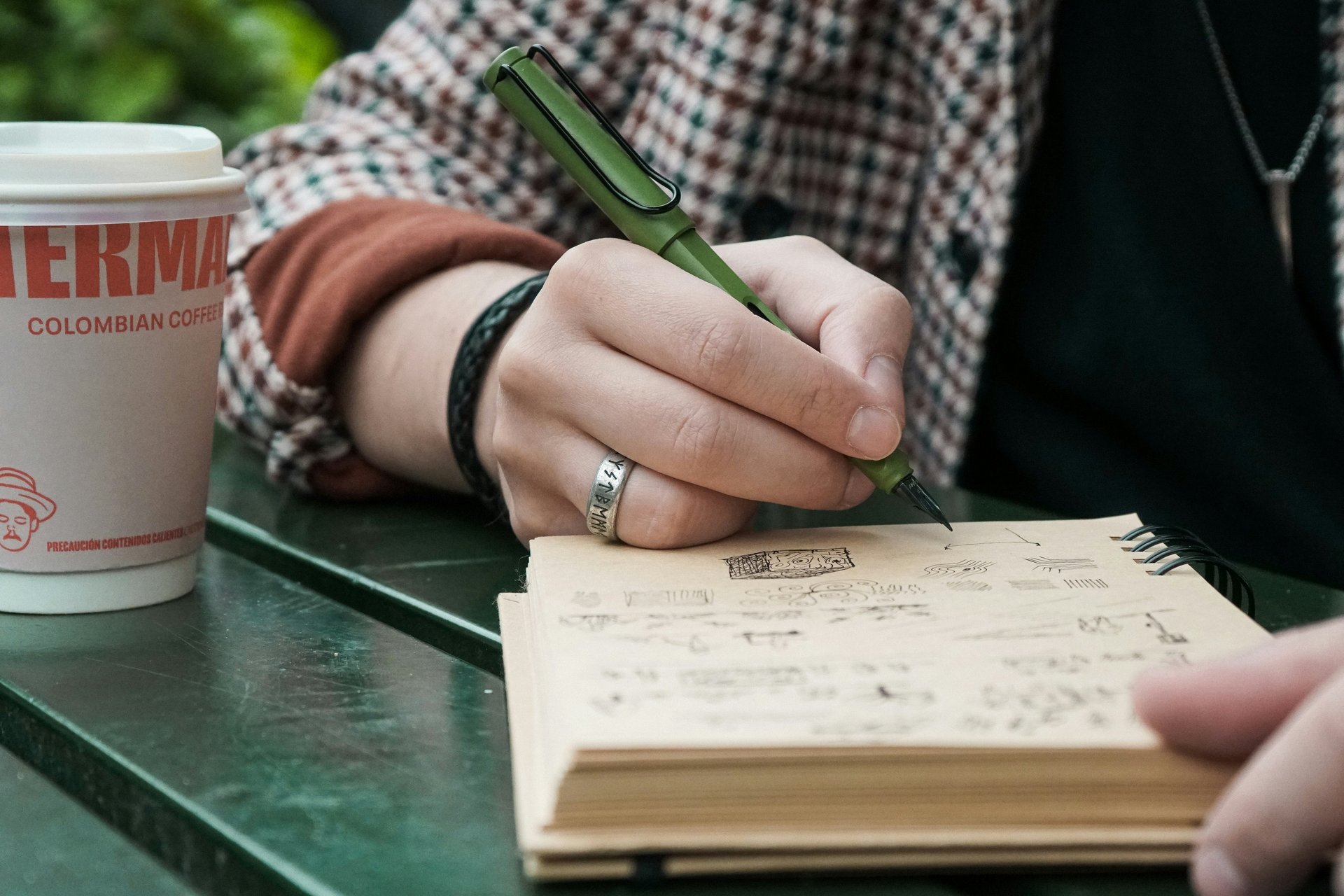 black typewriter
