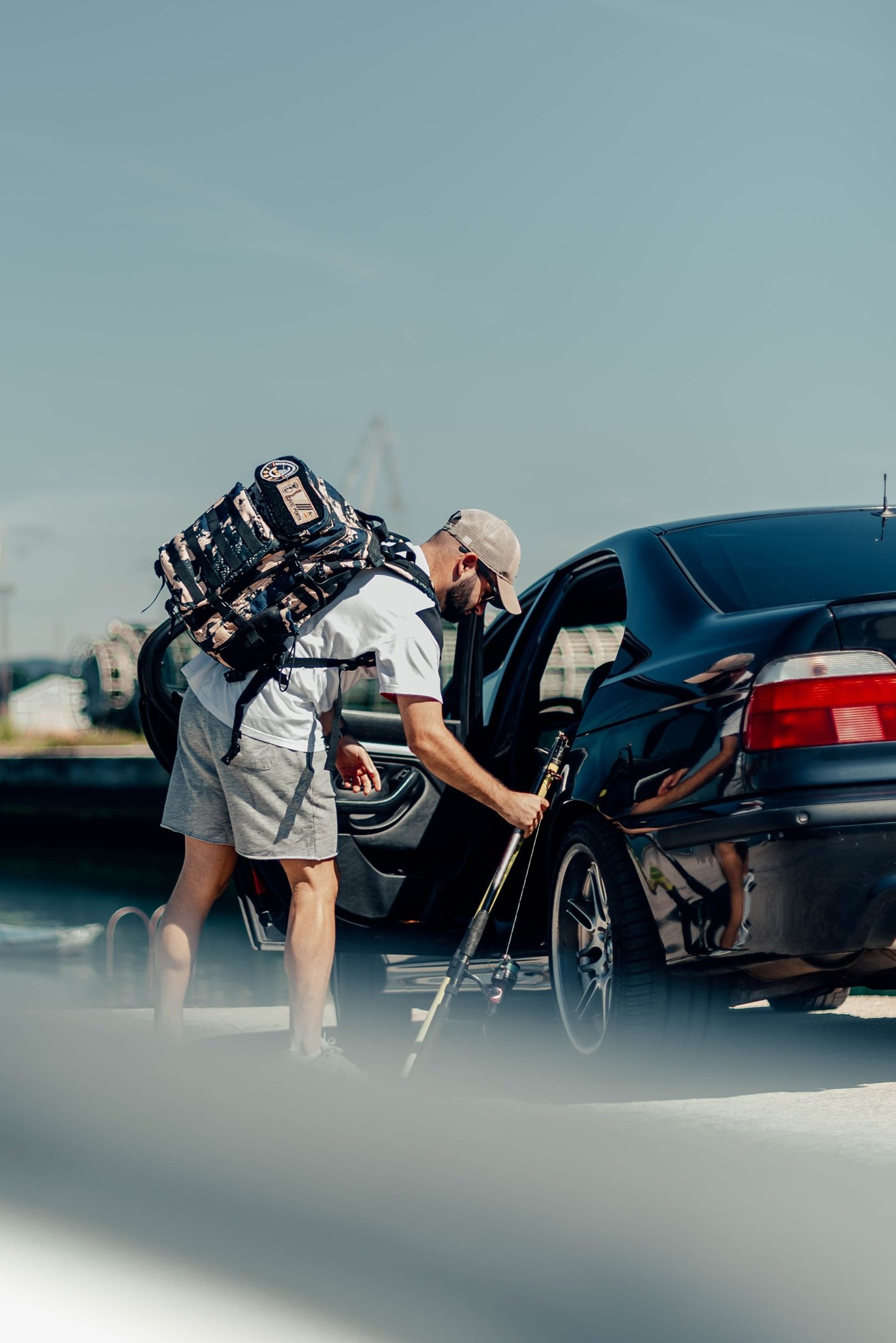 black blue and yellow textile