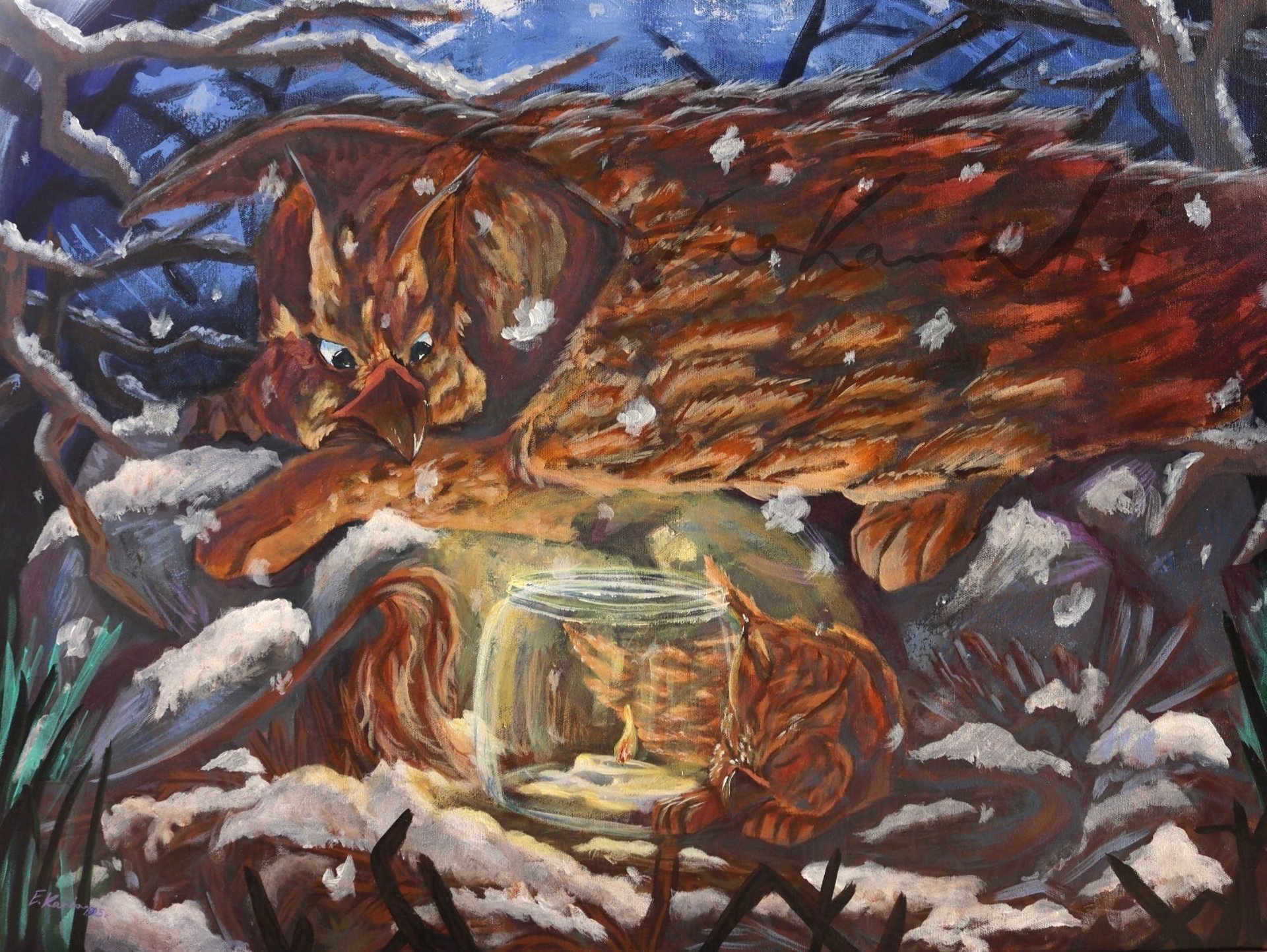 woman holding dried flower