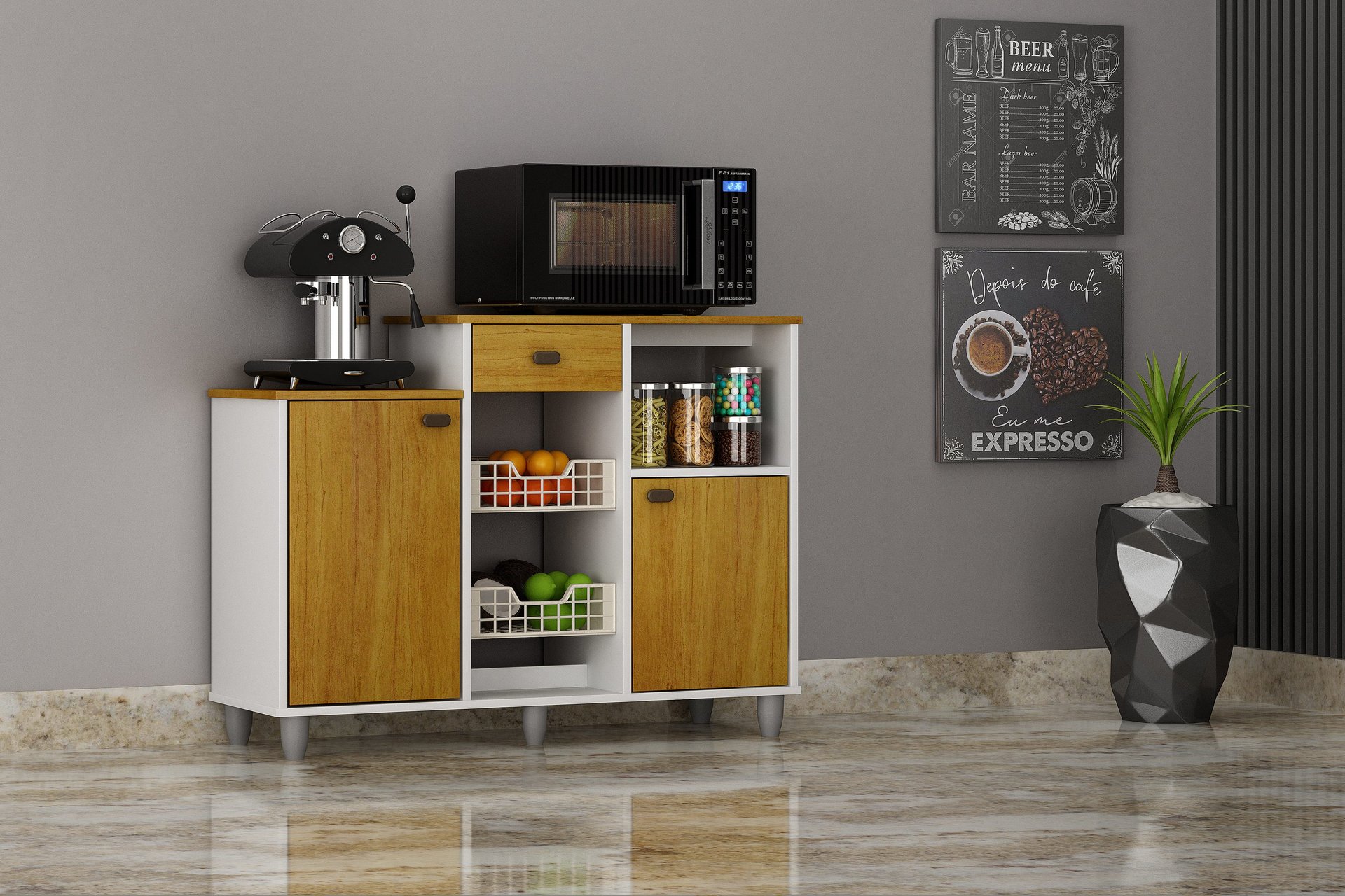 an abstract photo of a curved building with a blue sky in the background