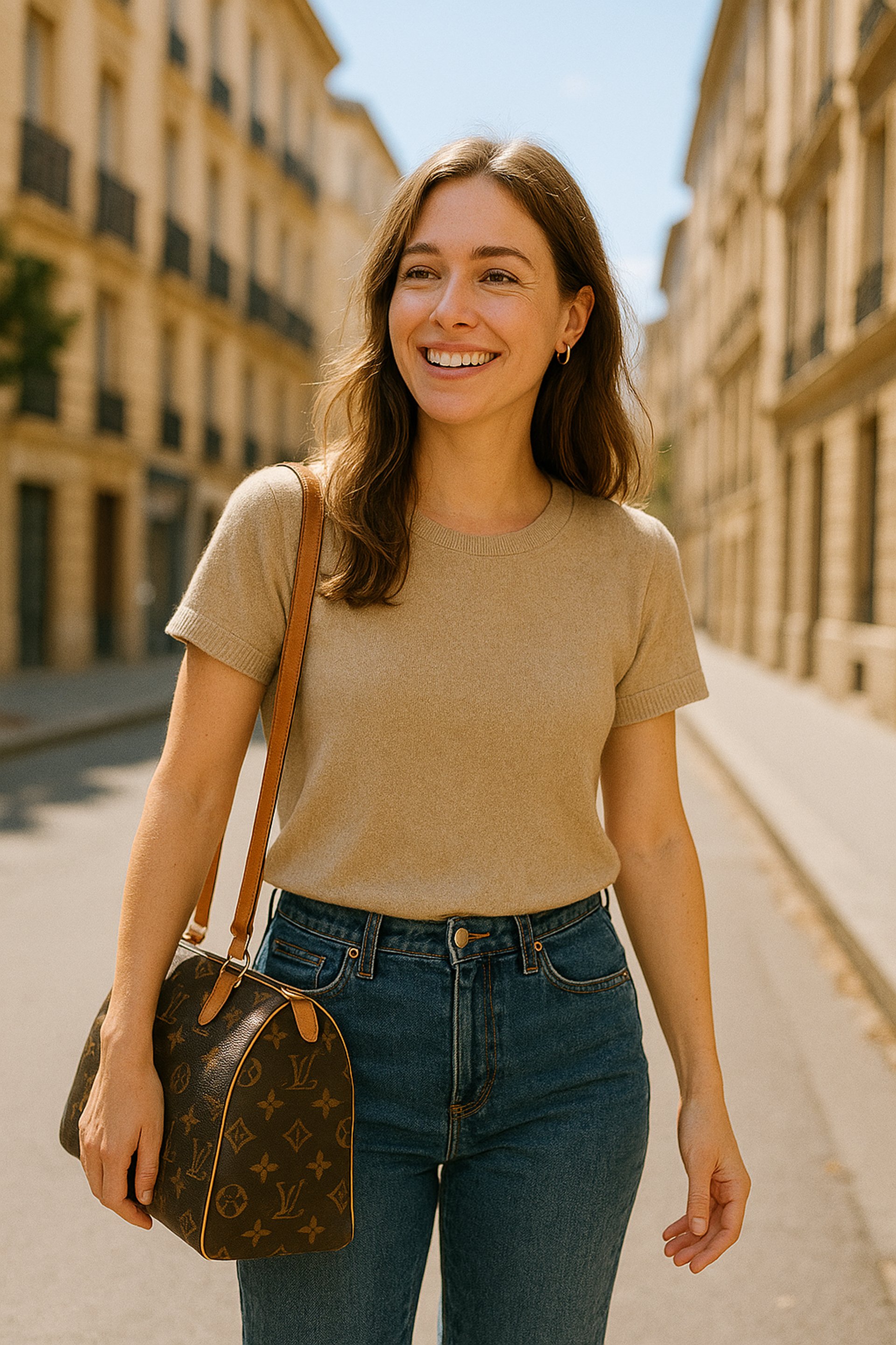 an abstract photo of a curved building with a blue sky in the background