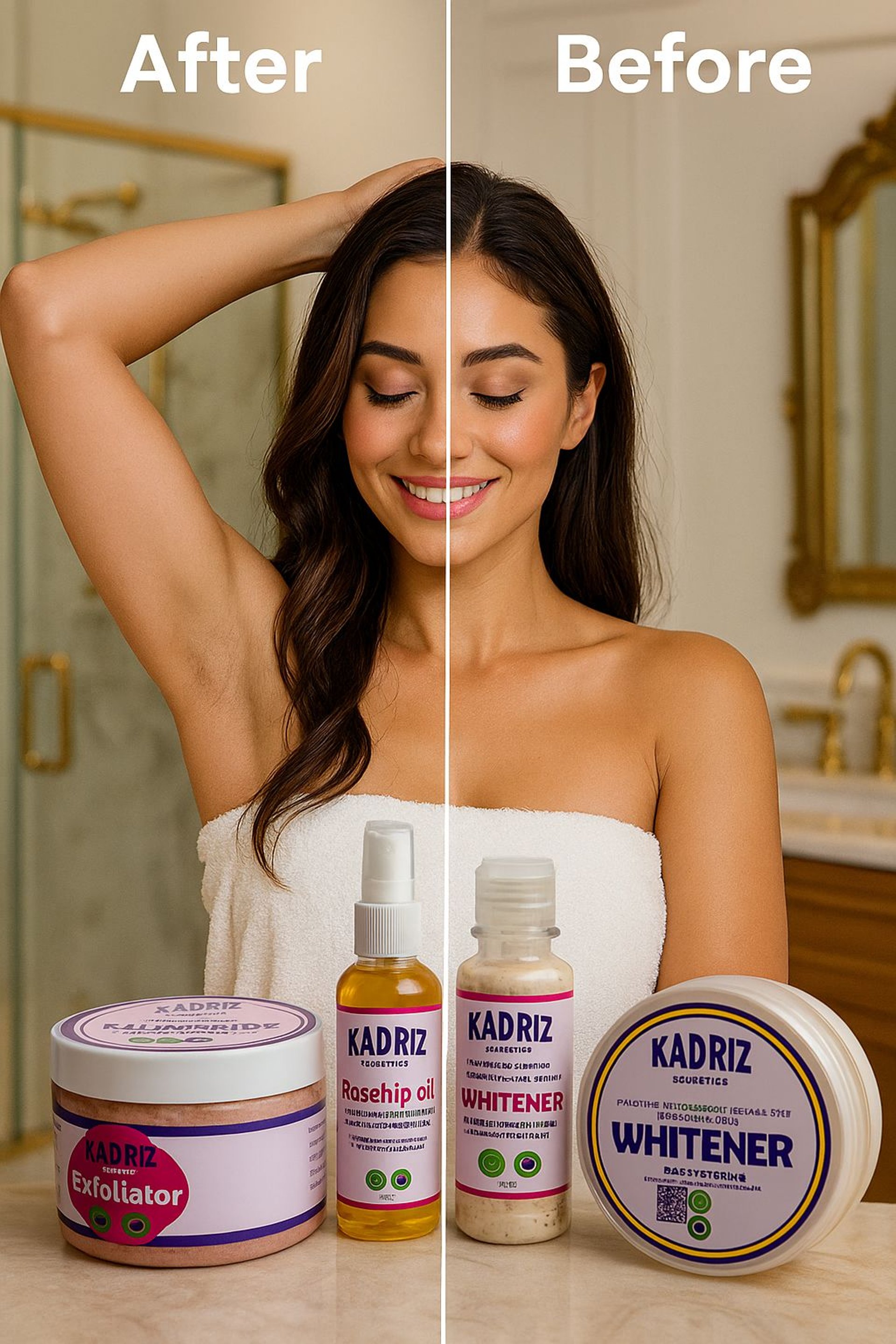 A woman holding an orange slice in front of her face