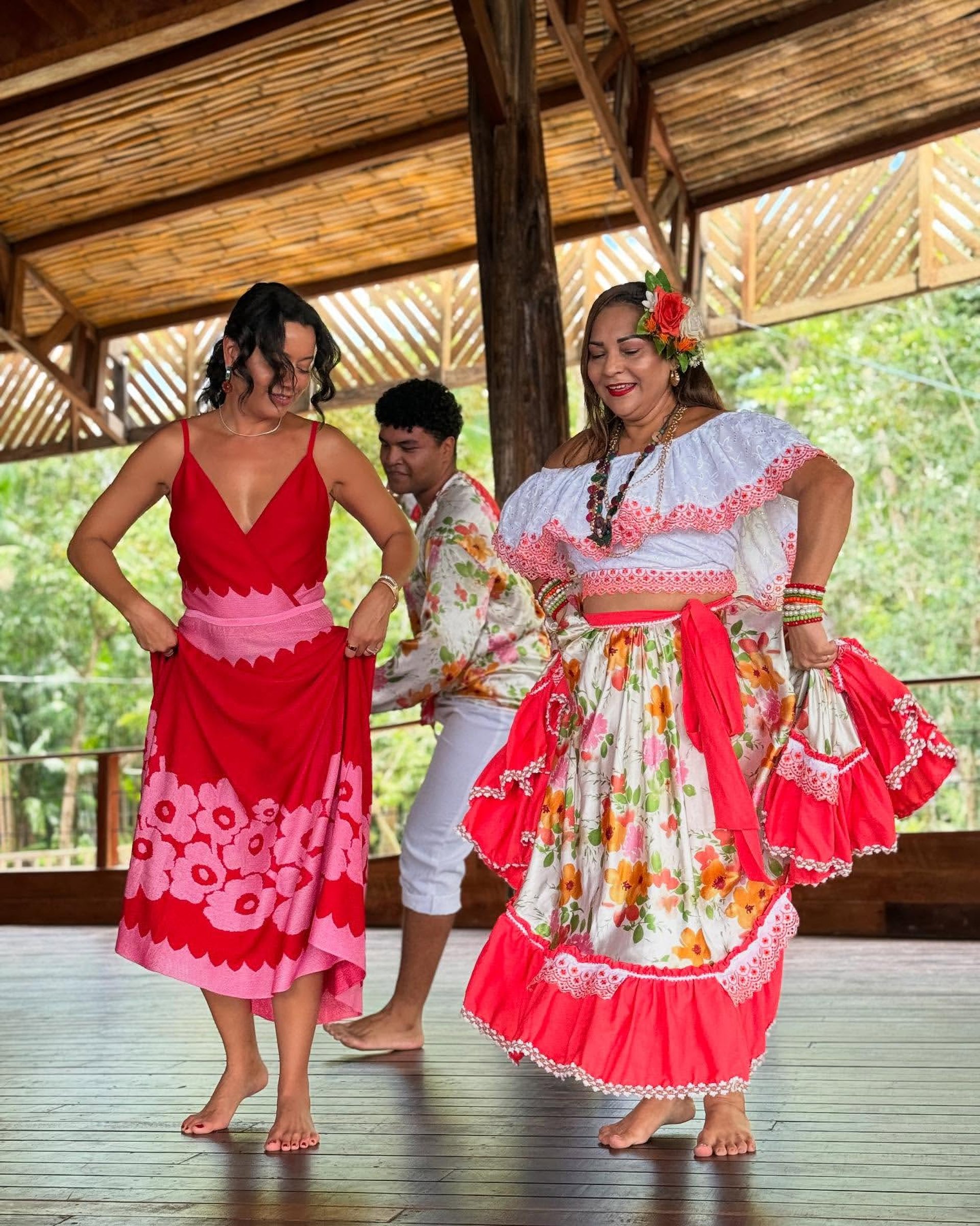 woman wearing yellow long-sleeved dress under white clouds and blue sky during daytime