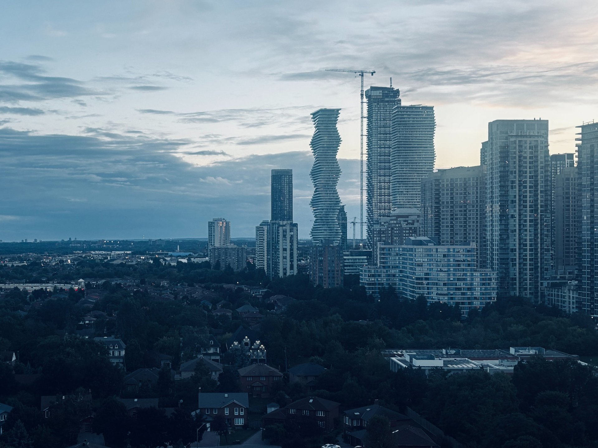 space needle beside building