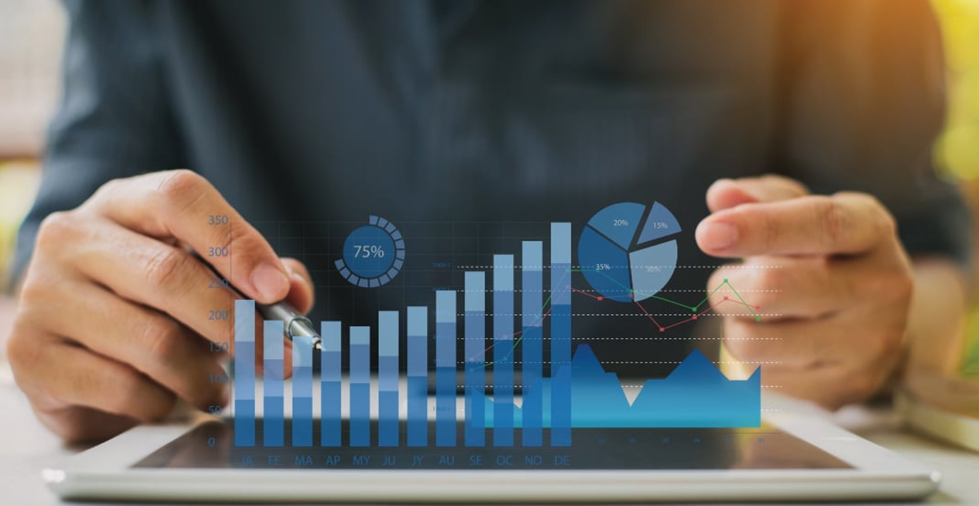an abstract photo of a curved building with a blue sky in the background