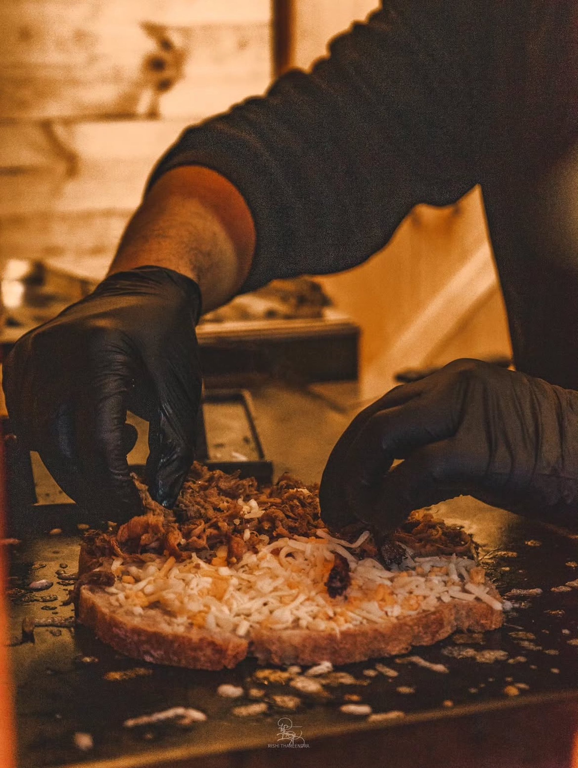 black and brown leather padded tub sofa