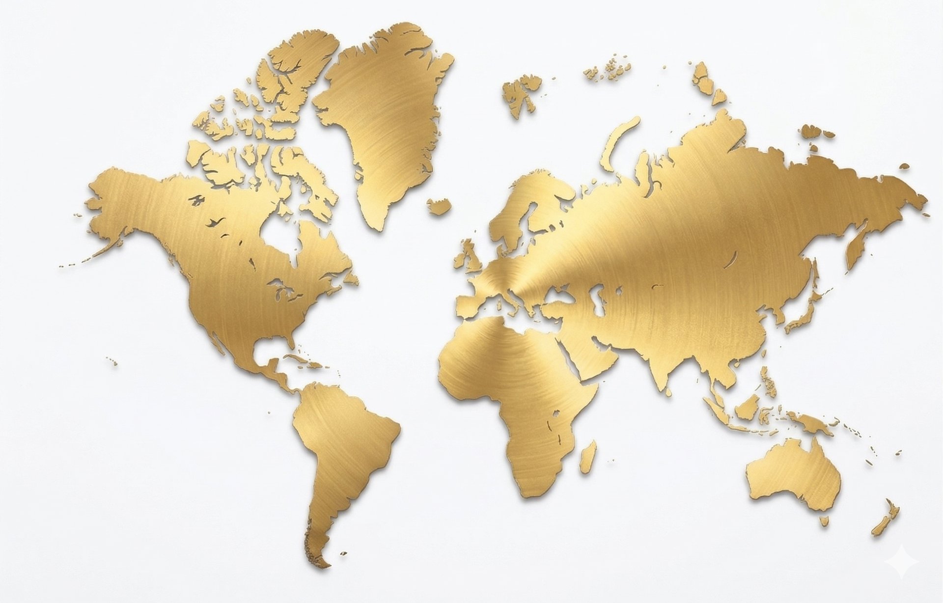 A wooden map of australia on a white wall