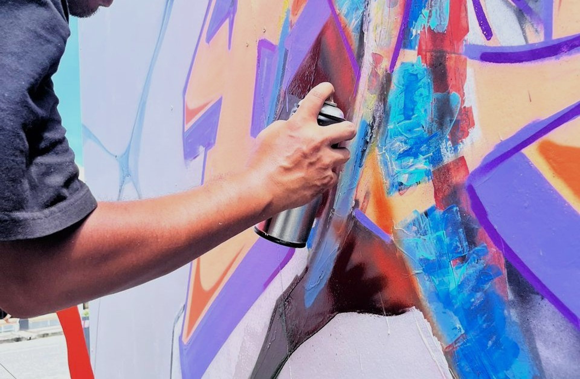 mickey mouse and donald duck graffiti on wall