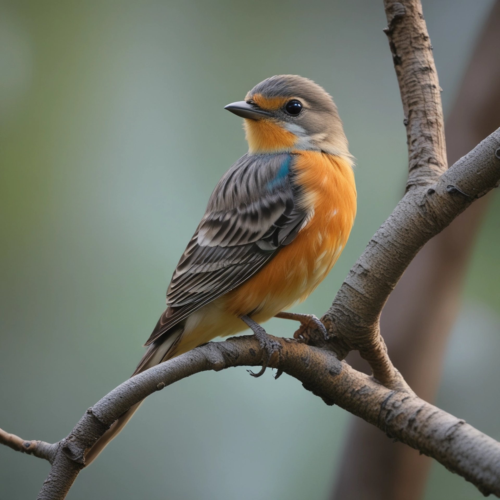 an abstract photo of a curved building with a blue sky in the background