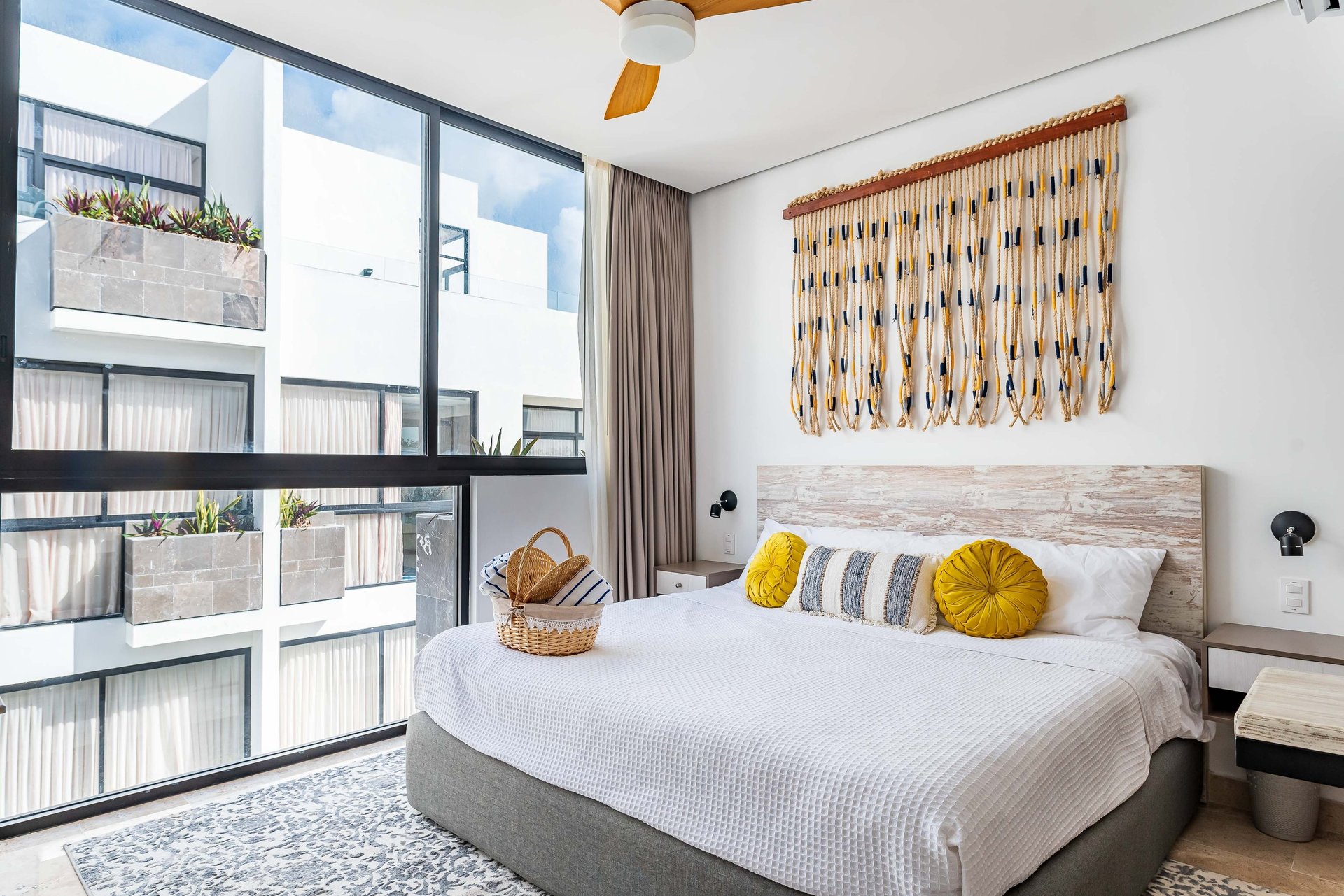 black and brown leather padded tub sofa