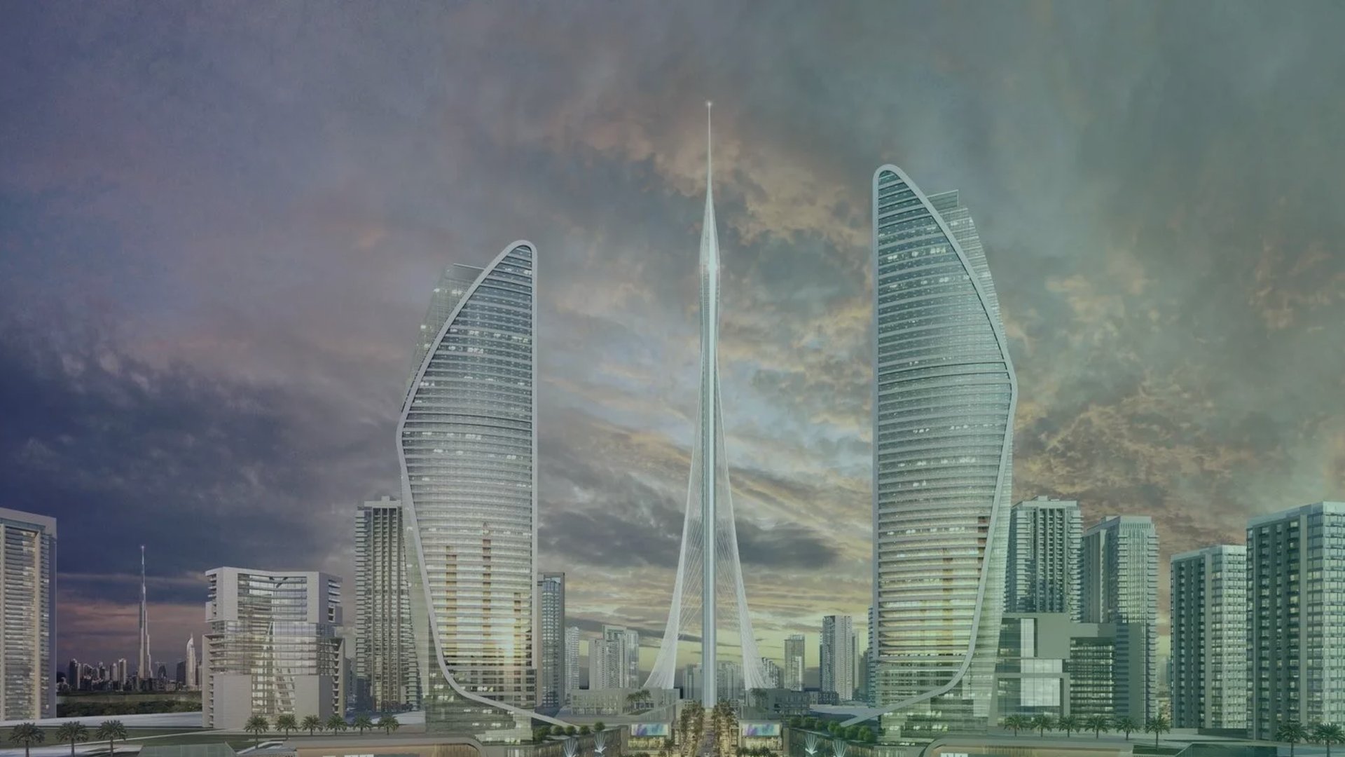 city skyline under white sky during daytime