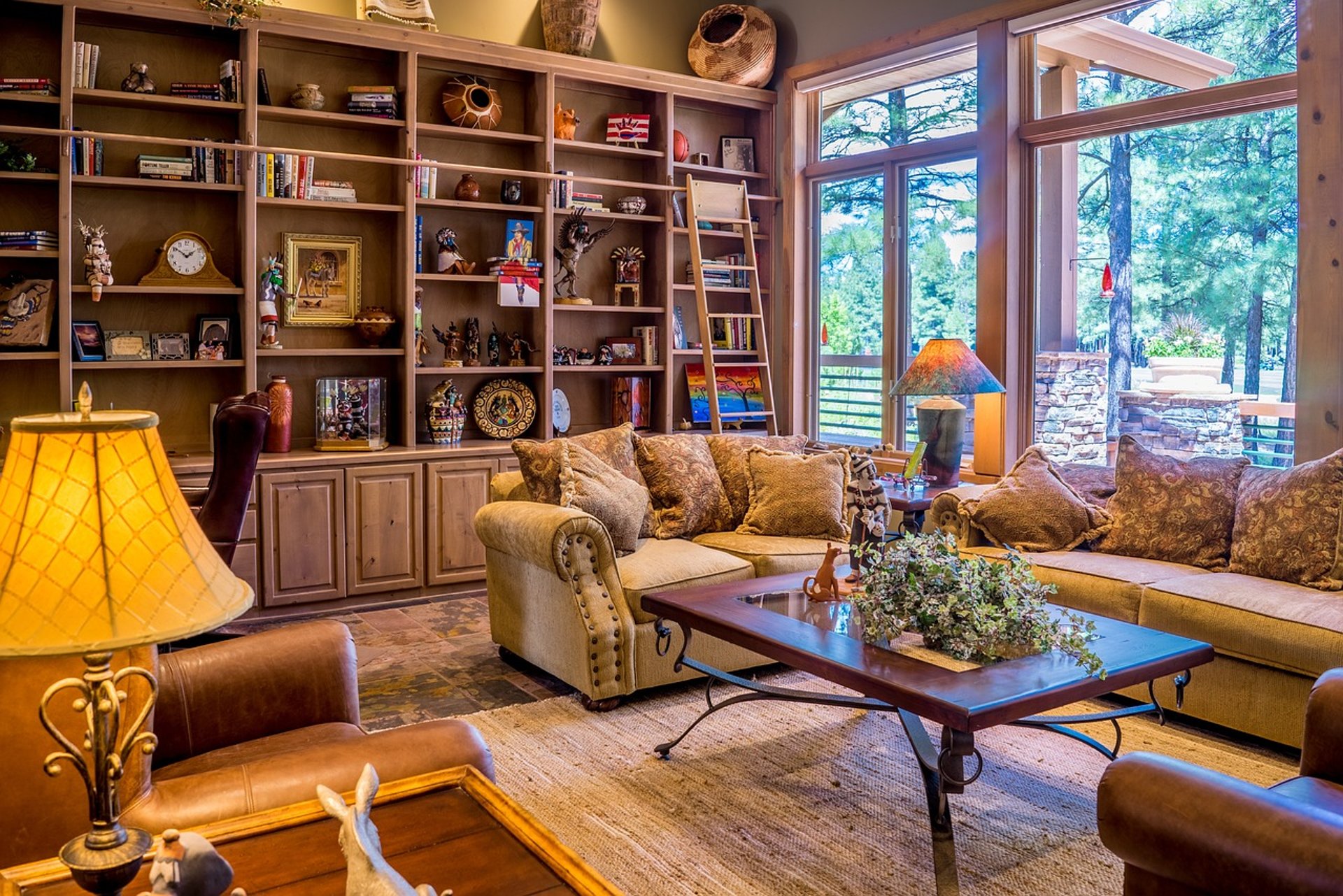 dining table set placed beside glass window