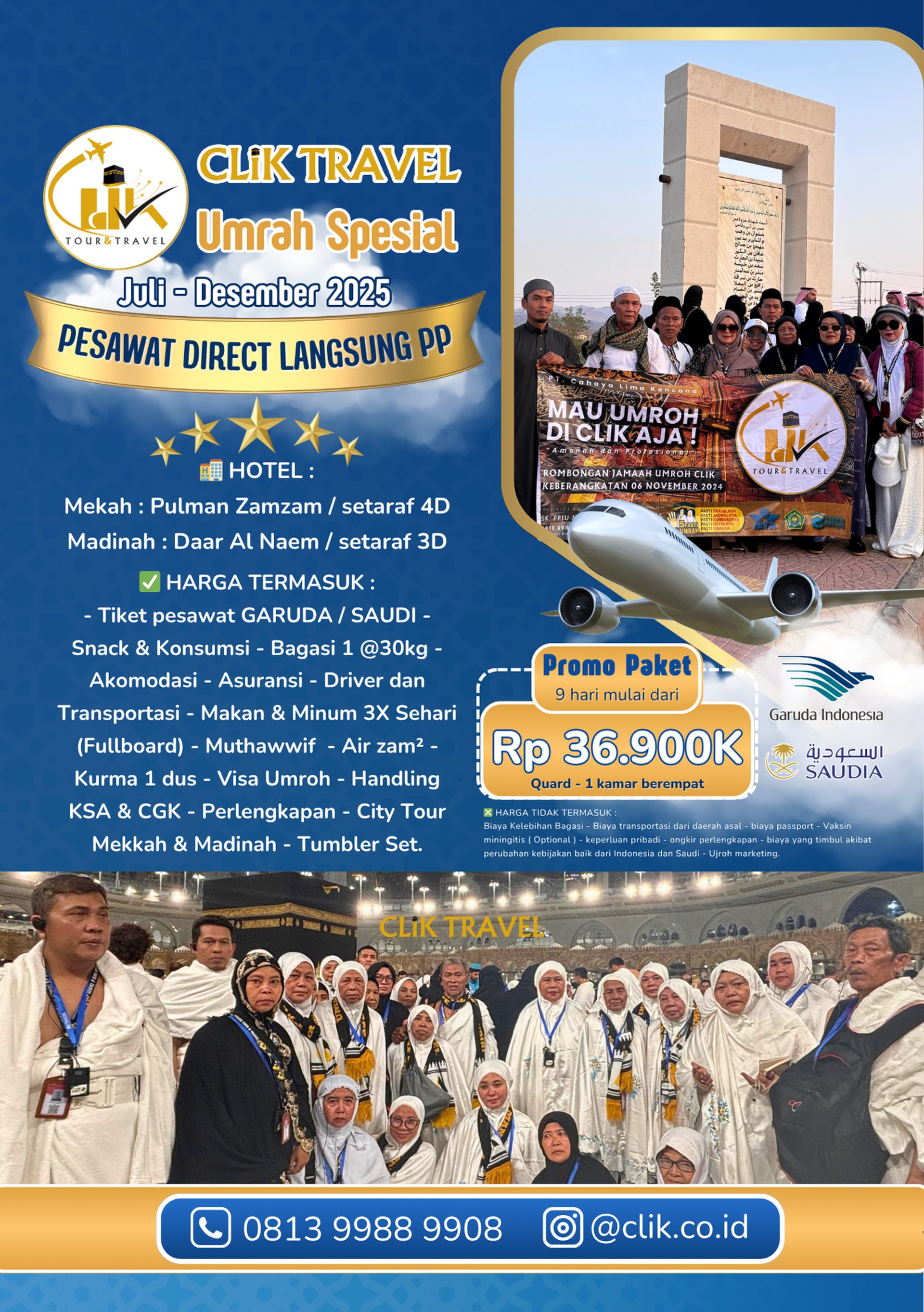 Promo Paket Umroh Murah Bintang Lima