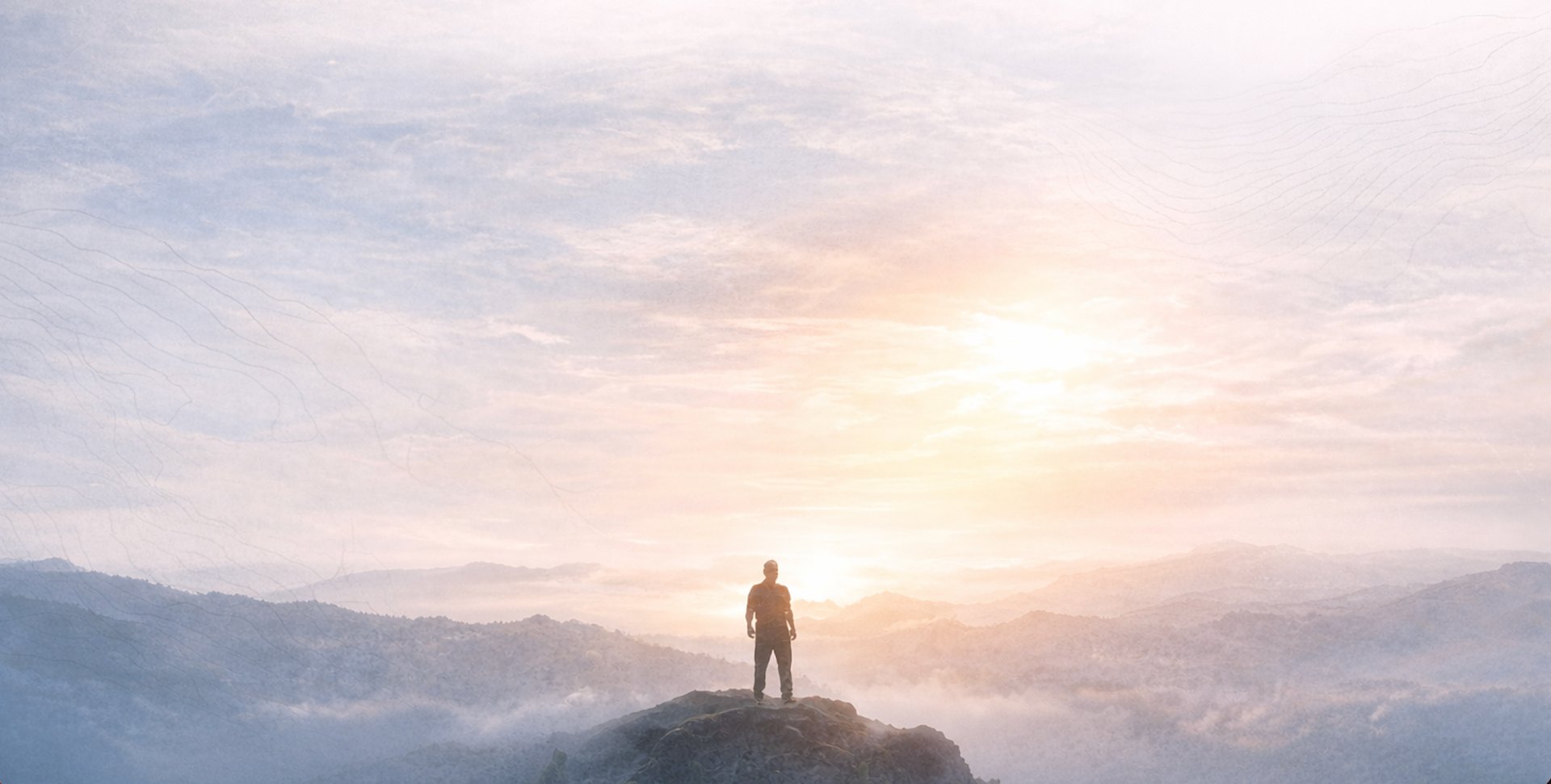 silhouette of mountains during sunset