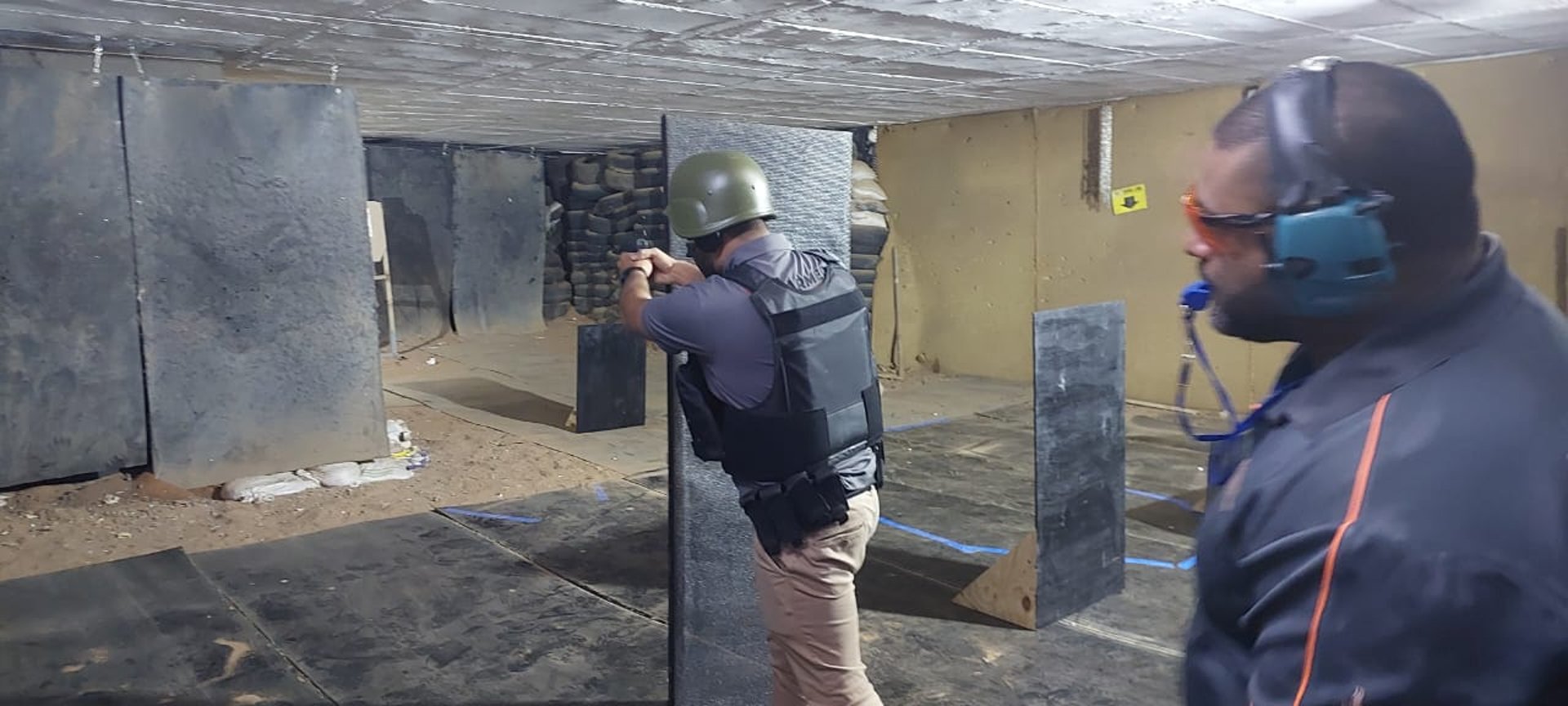 black blue and yellow textile