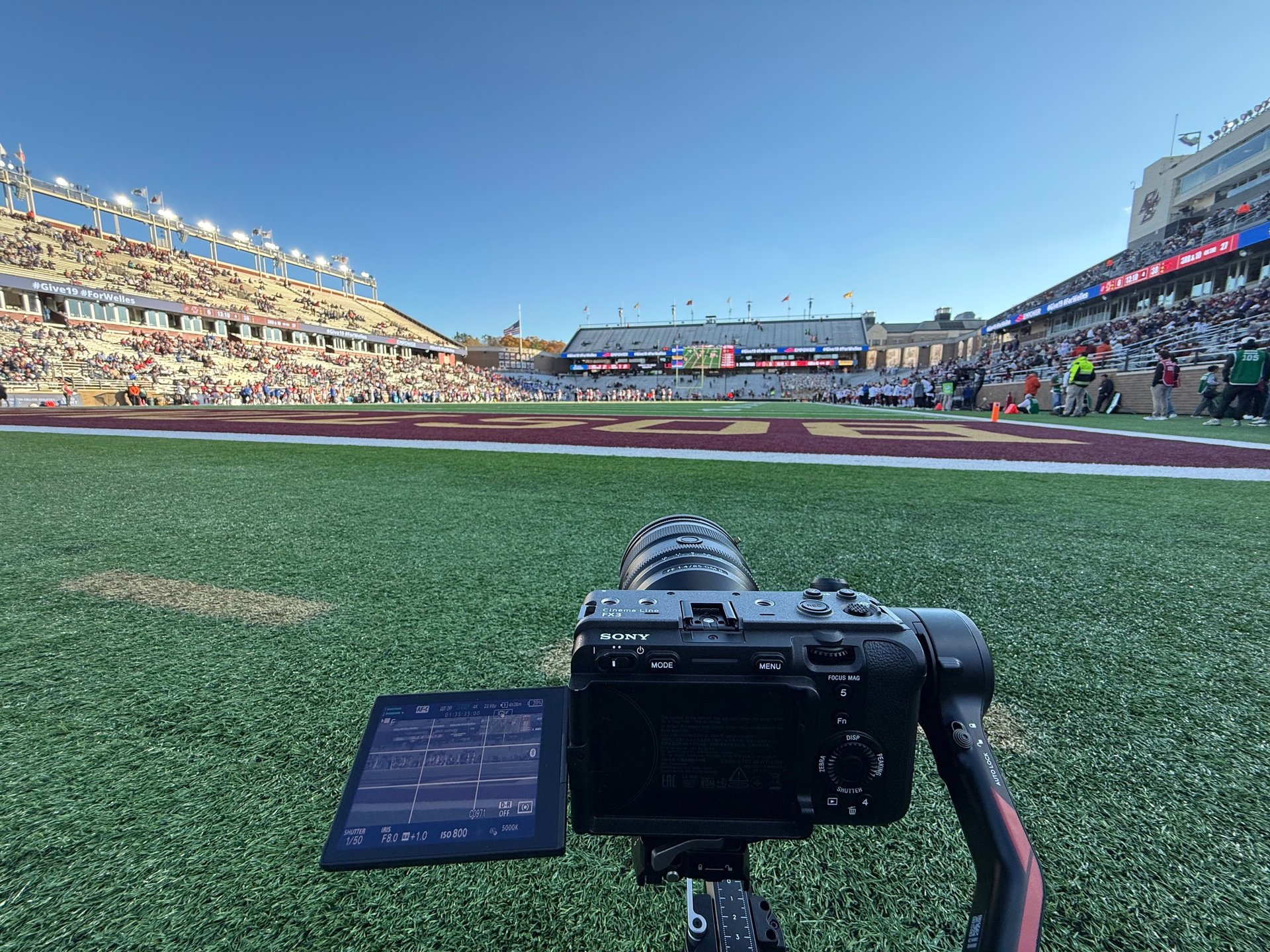person sitting in front bookshelf