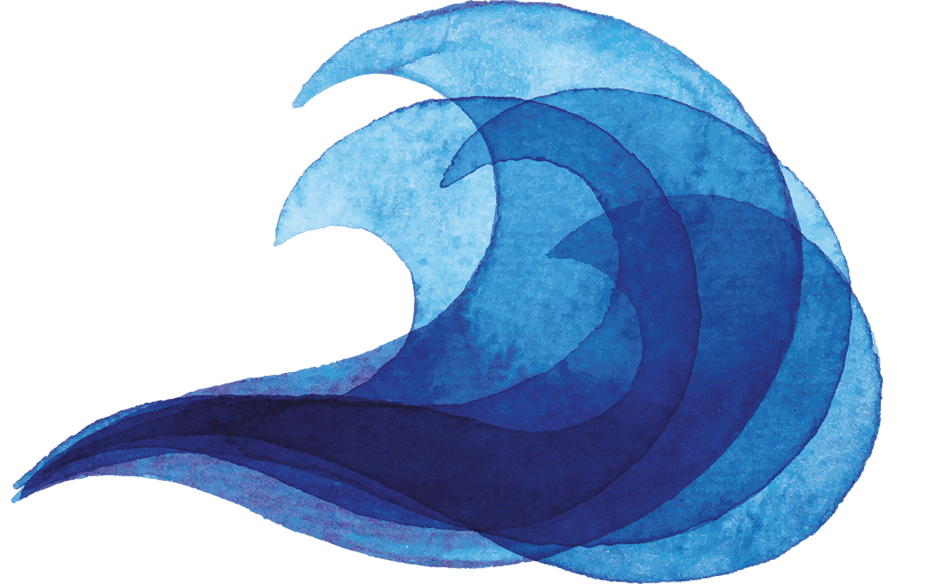 Three business people collaborating on a project