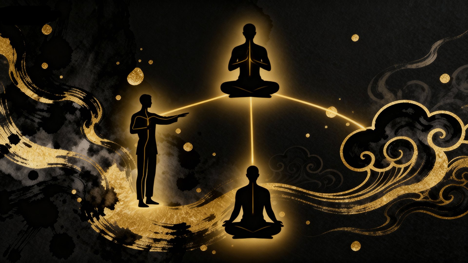 an abstract photo of a curved building with a blue sky in the background