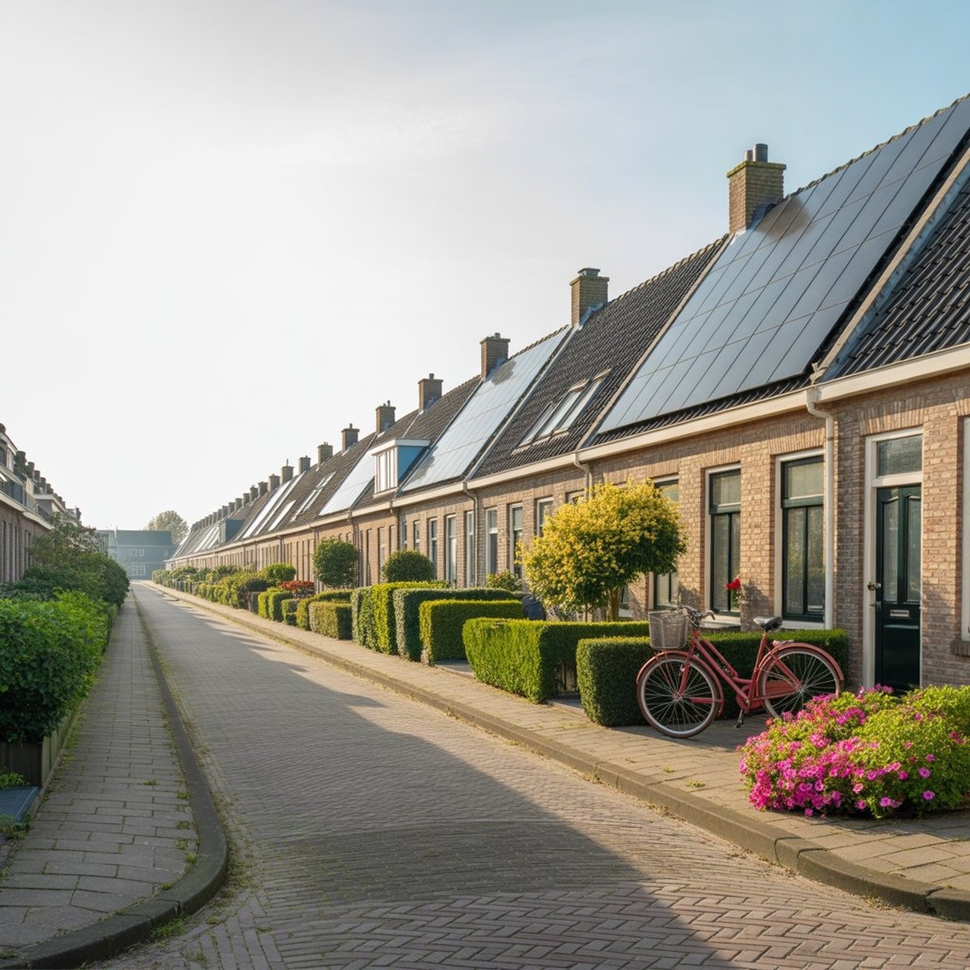 a bunch of green leaves hanging from a ceiling