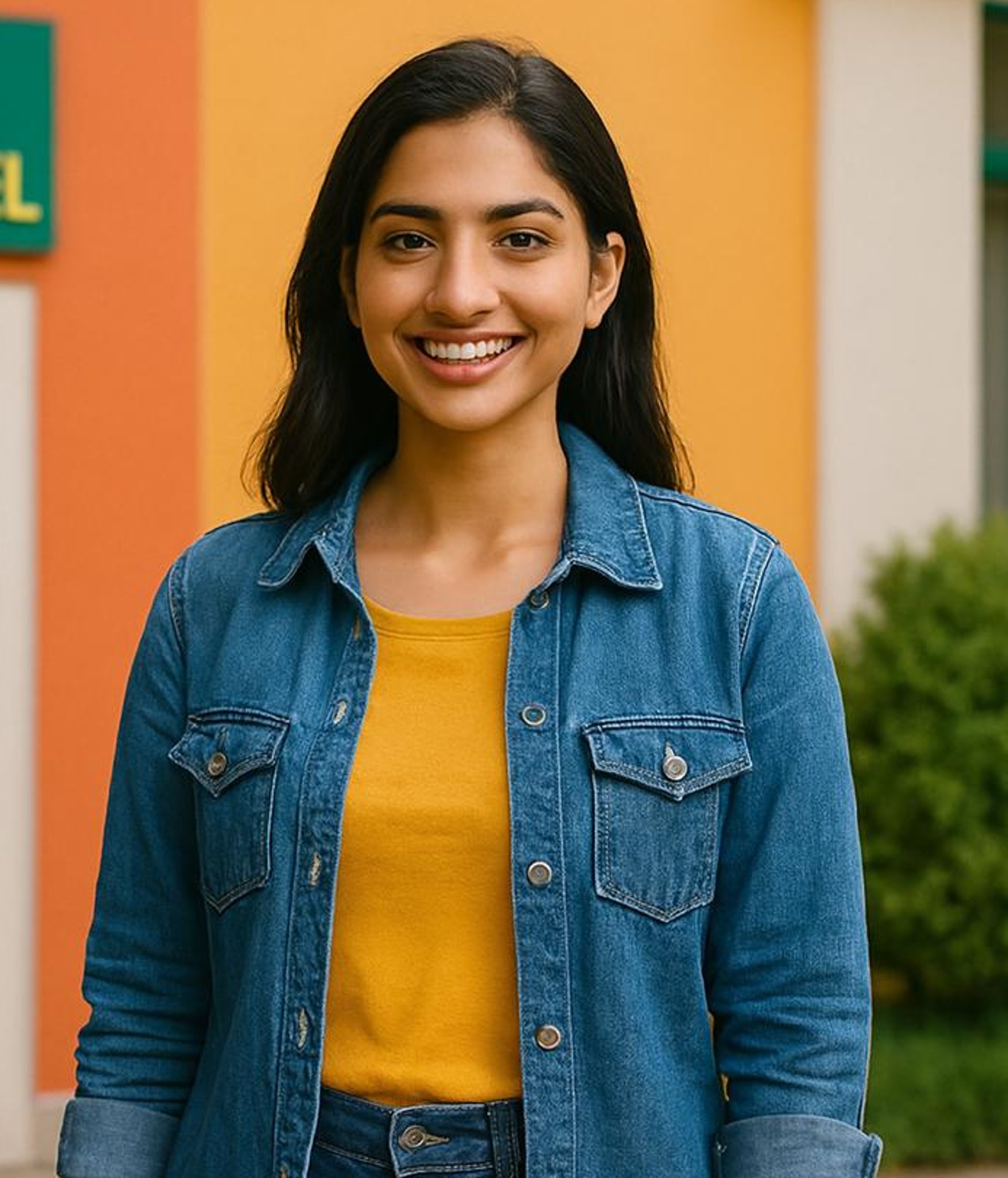 a woman sitting on a couch reading a book