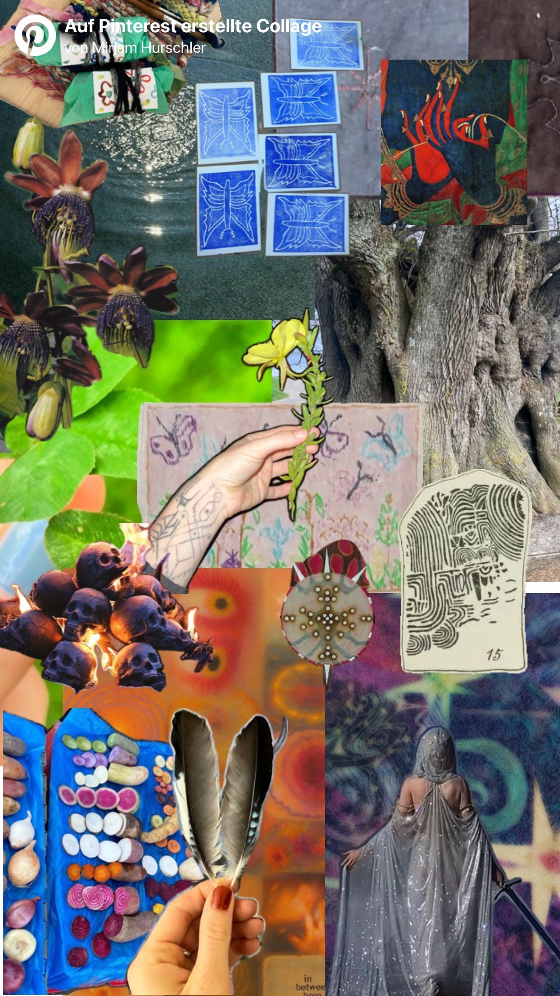 full moon over brown trees