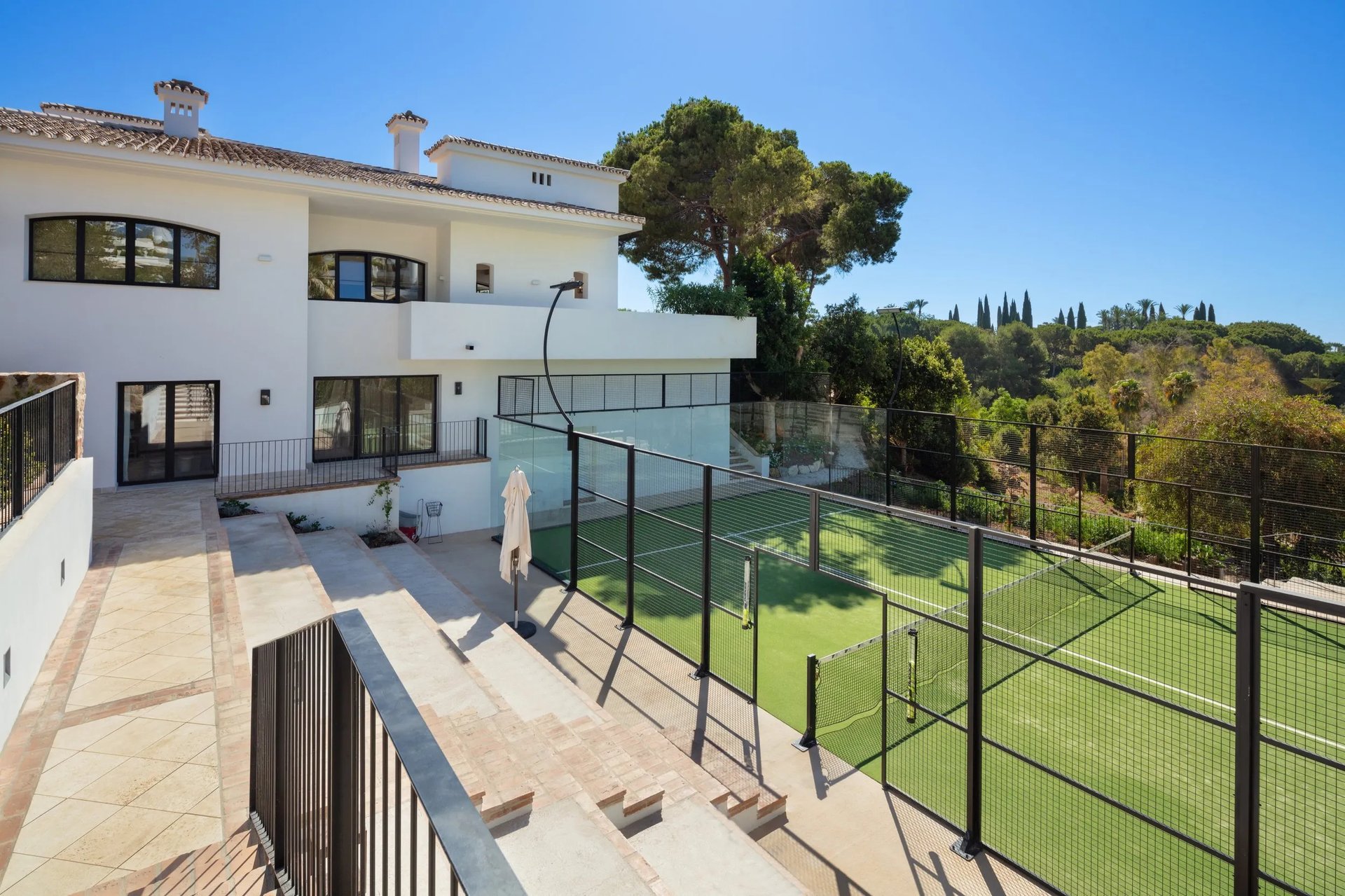 Paddle tennis court at Villa La Gratitud