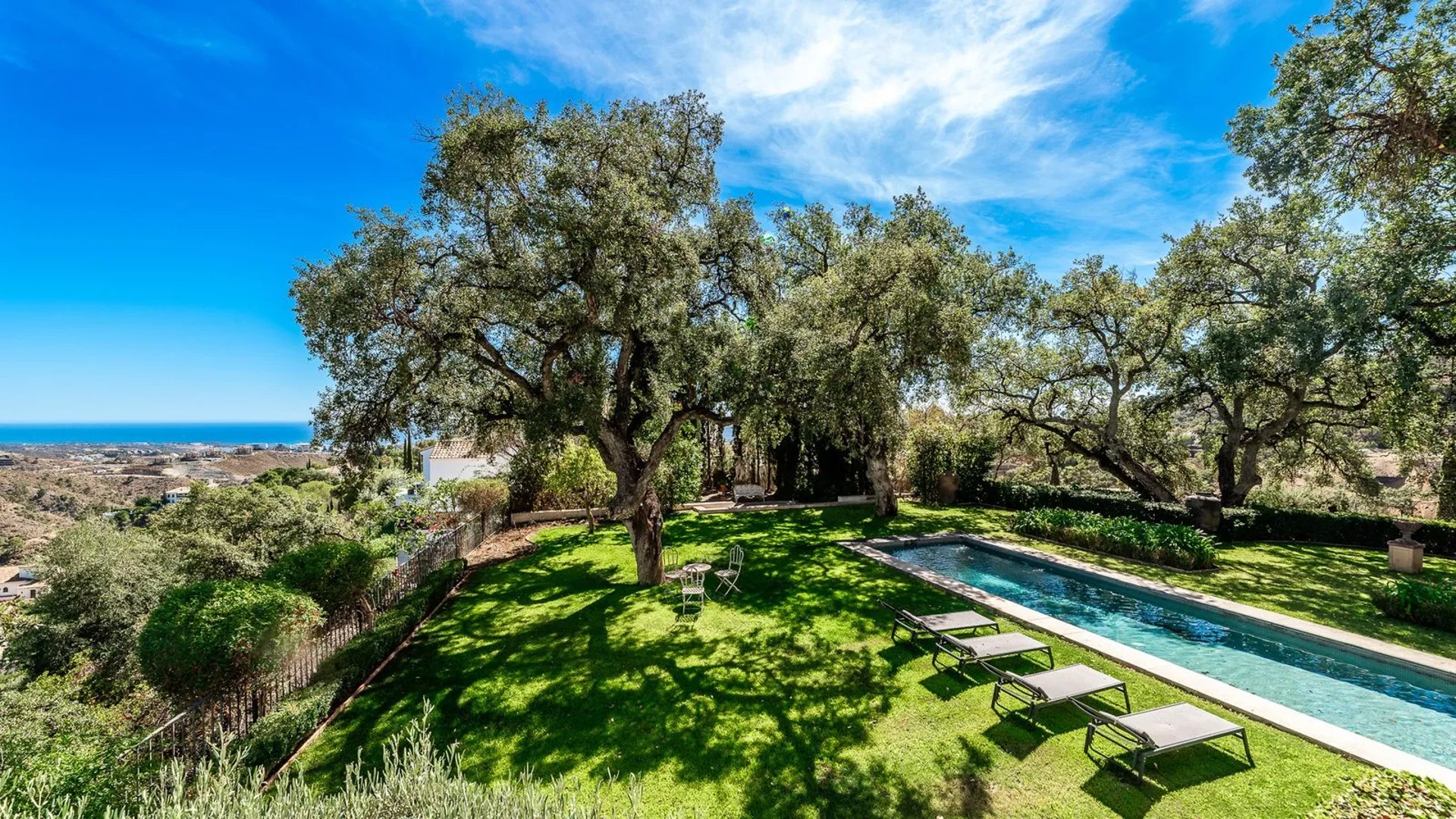 Finca Santa Katerina gardens with sea views
