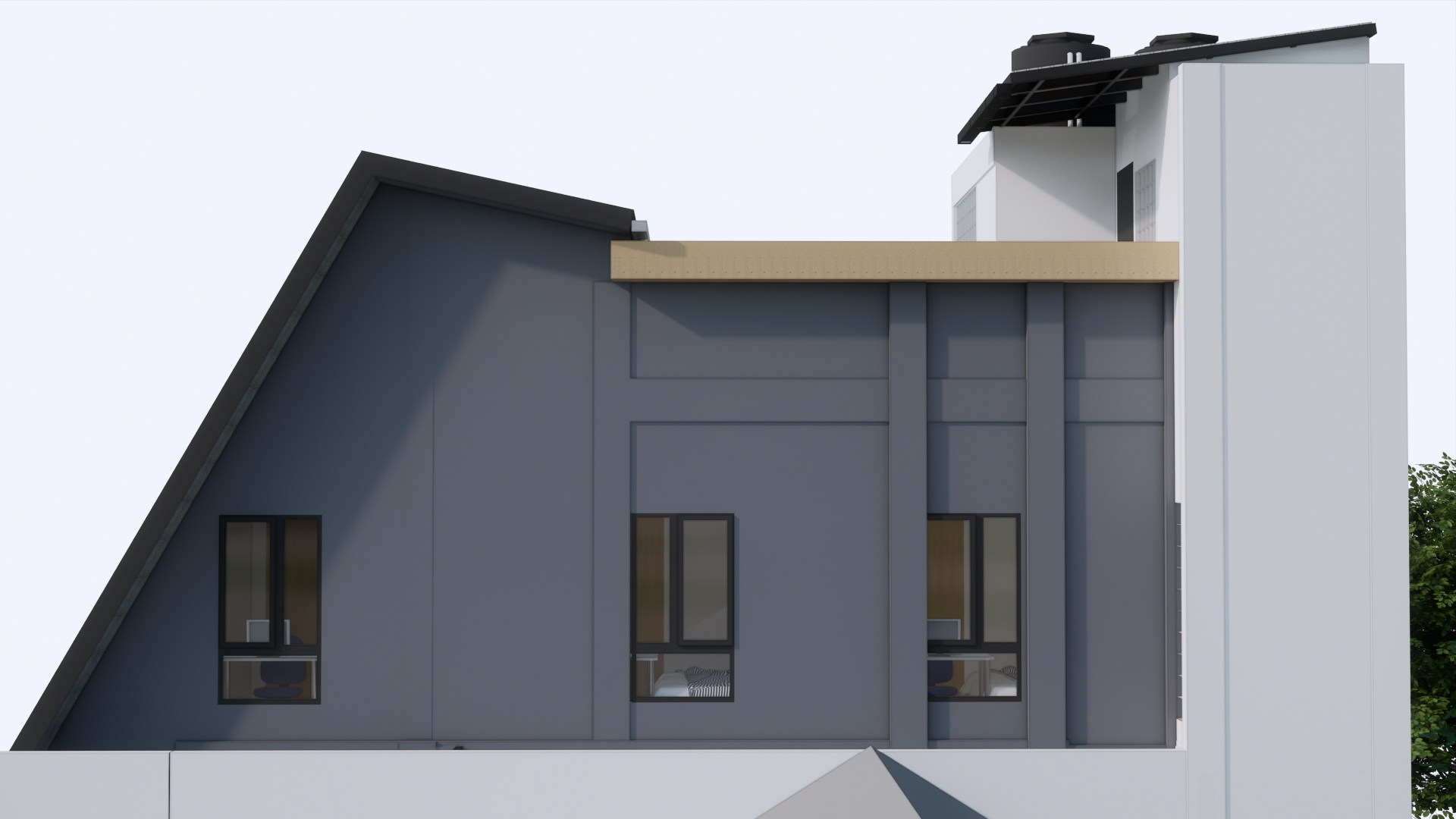 black and brown leather padded tub sofa