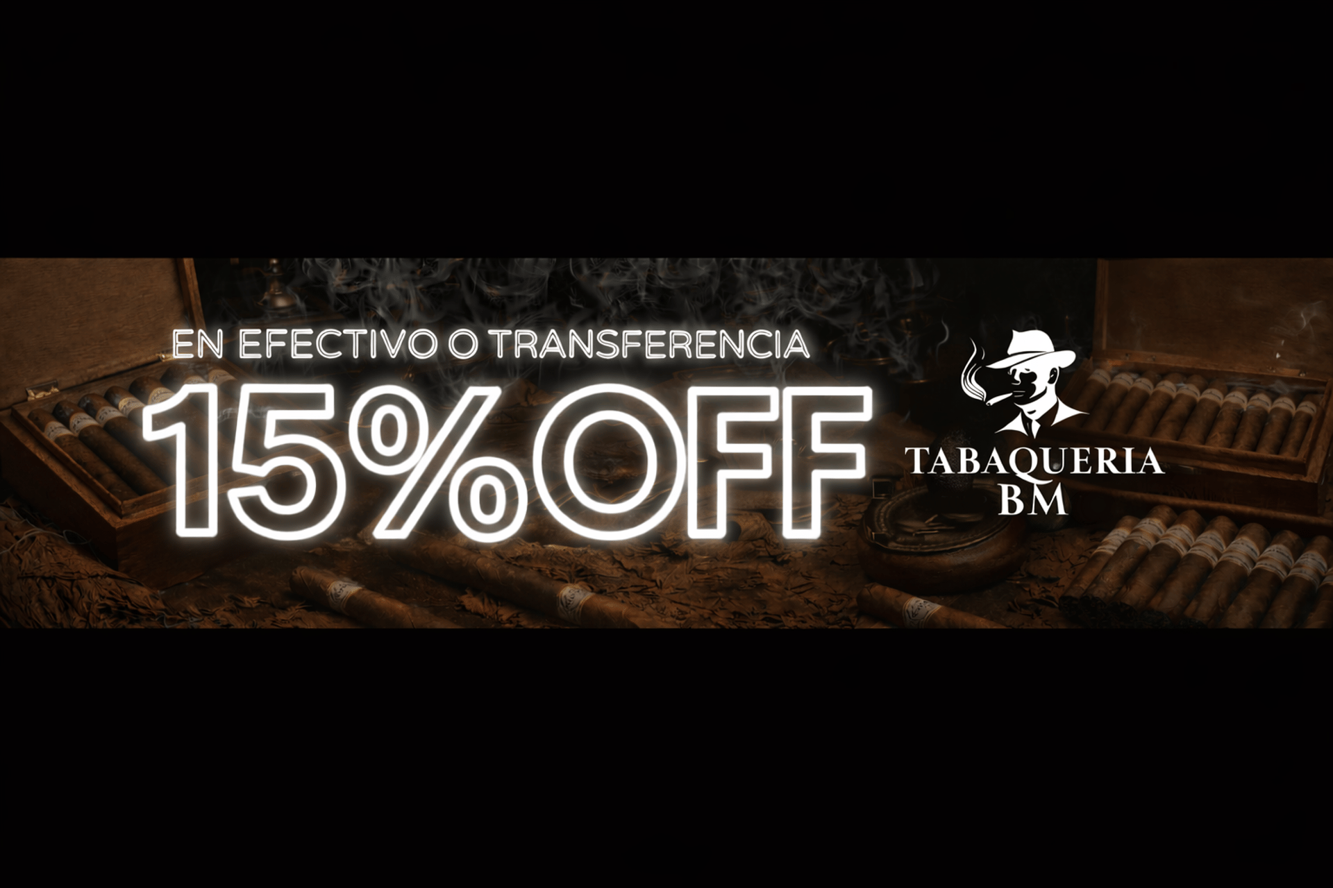 15% off en efectivo o transferencia