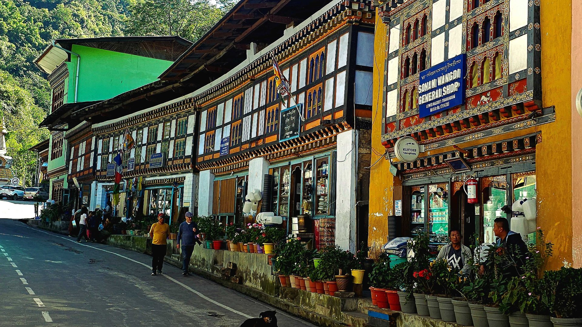 black blue and yellow textile