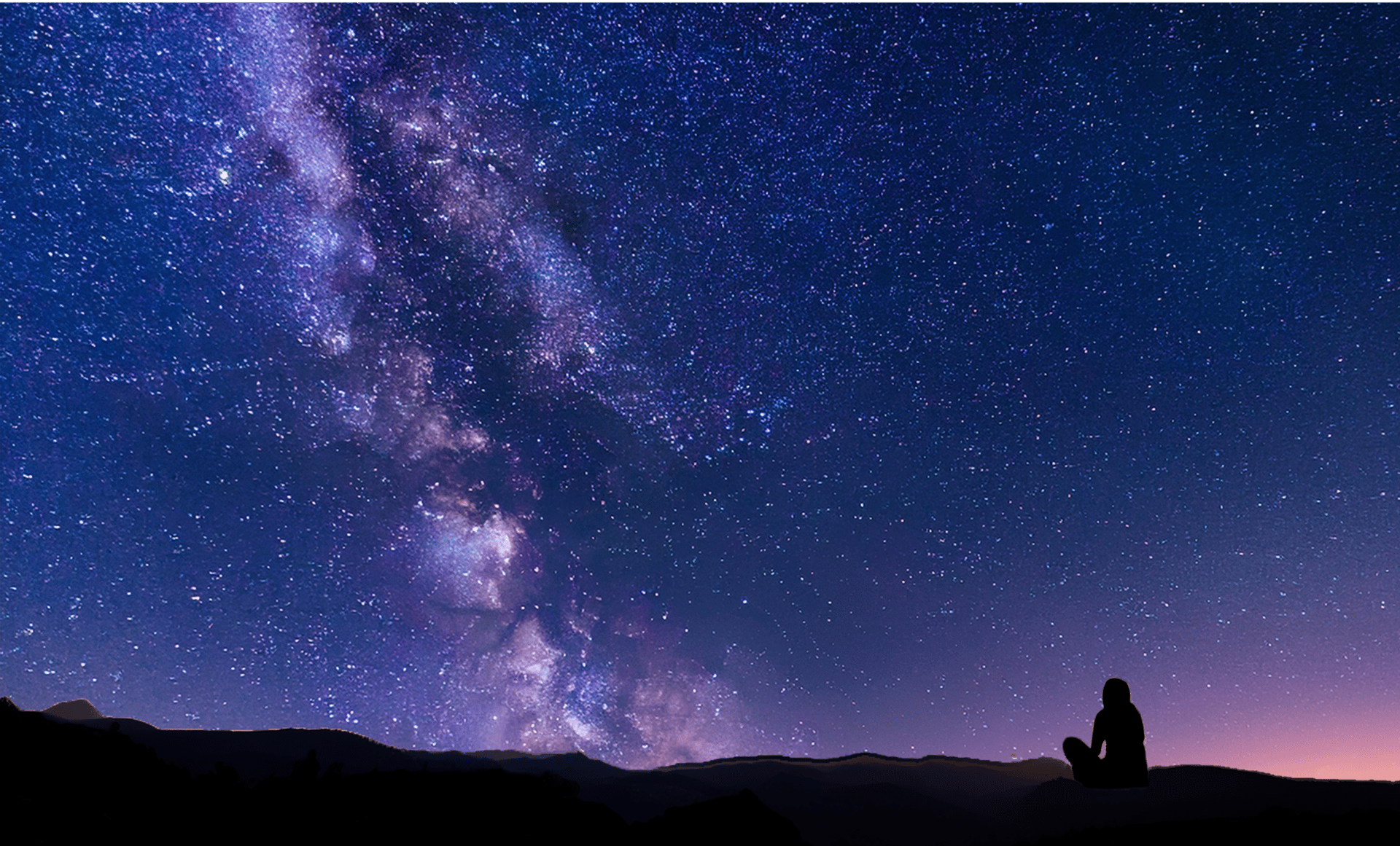 mountain range under blue sky