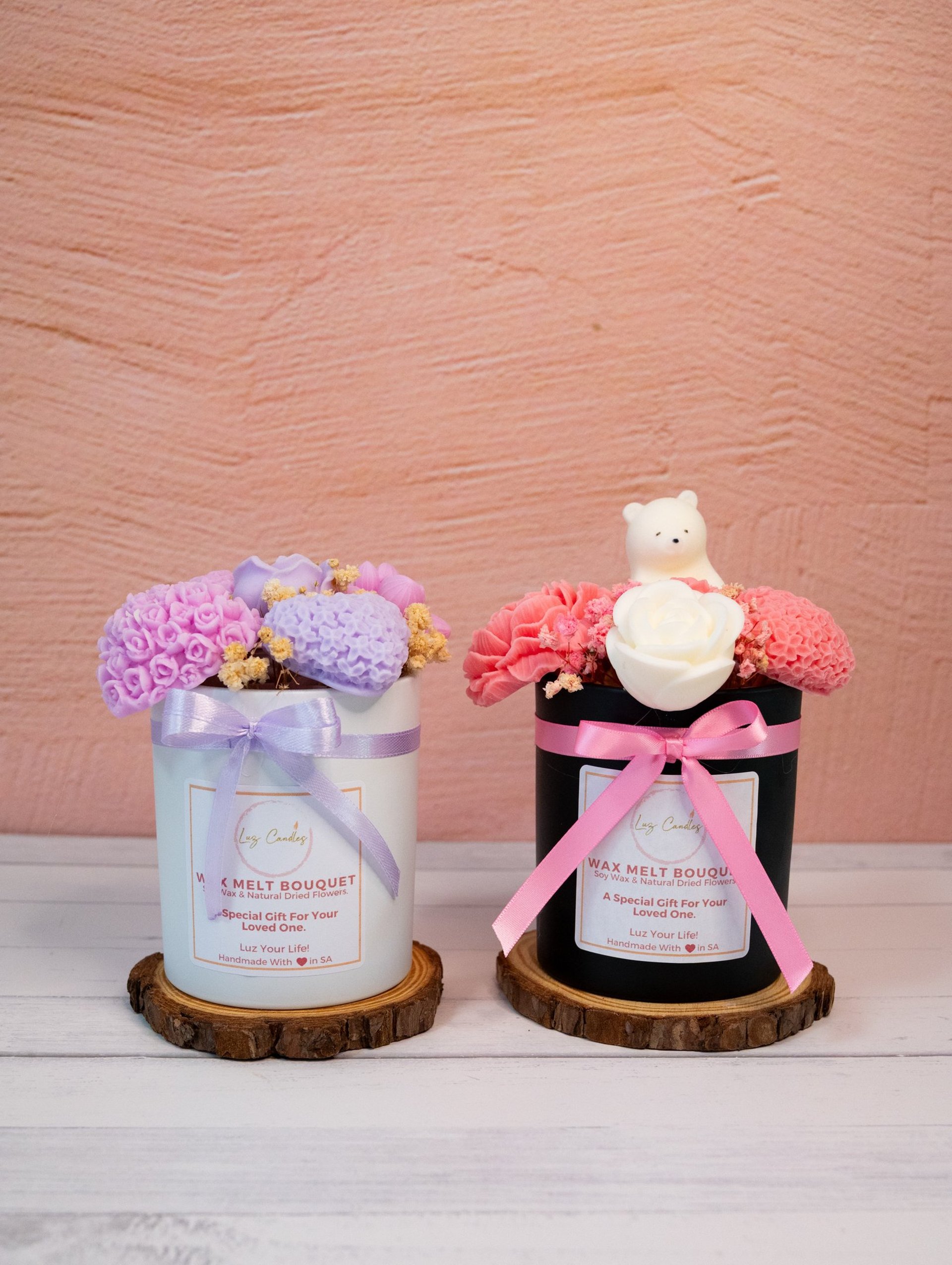 woman holding dried flower