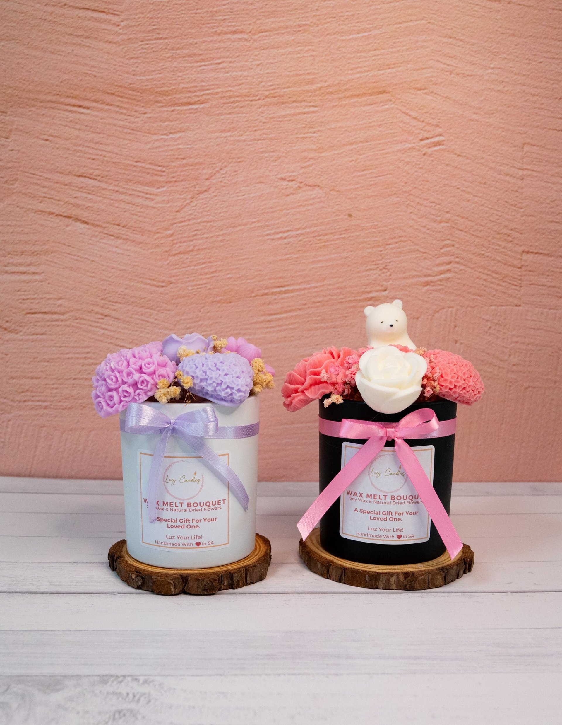 woman holding dried flower