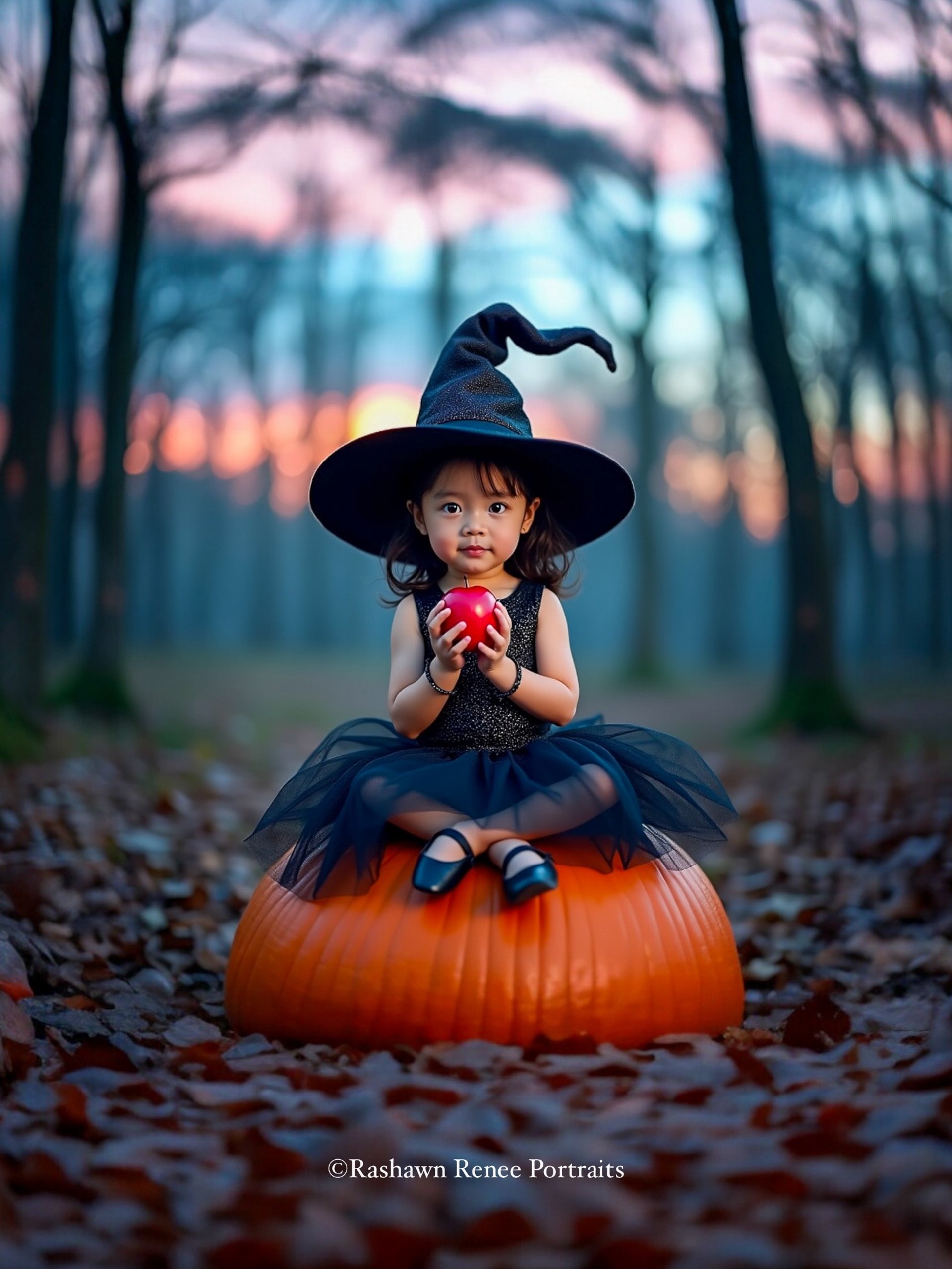 a close up of a colorful light reflecting off of a black surface