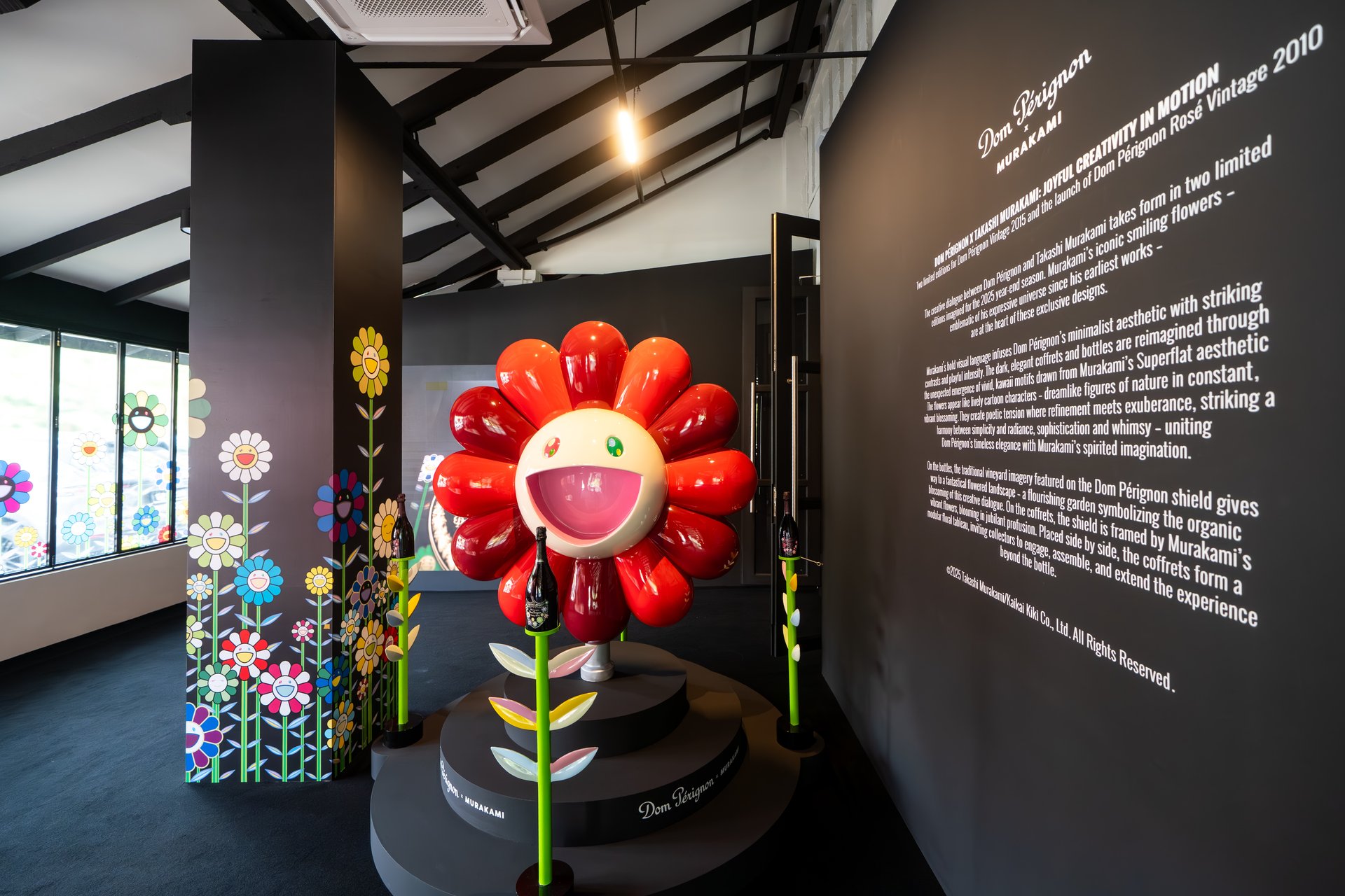 an abstract photo of a curved building with a blue sky in the background