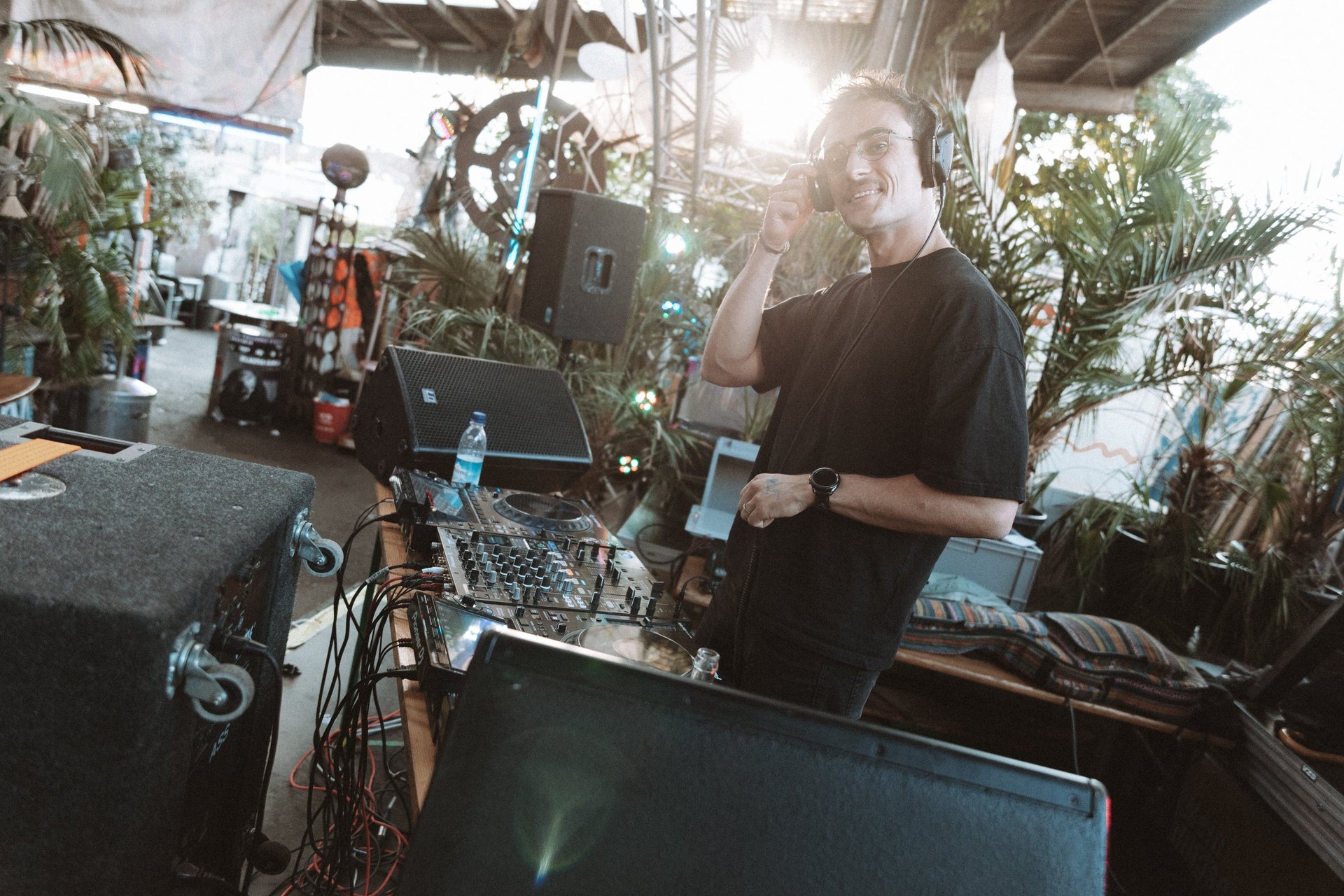 woman wearing yellow long-sleeved dress under white clouds and blue sky during daytime