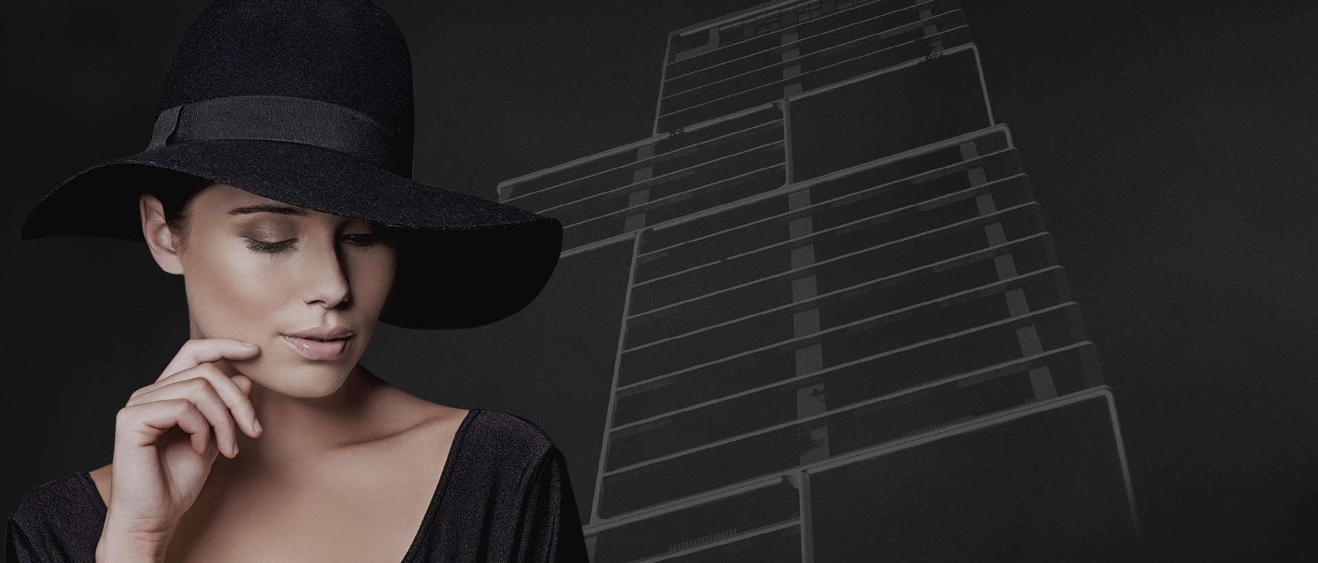 black and white bed linen