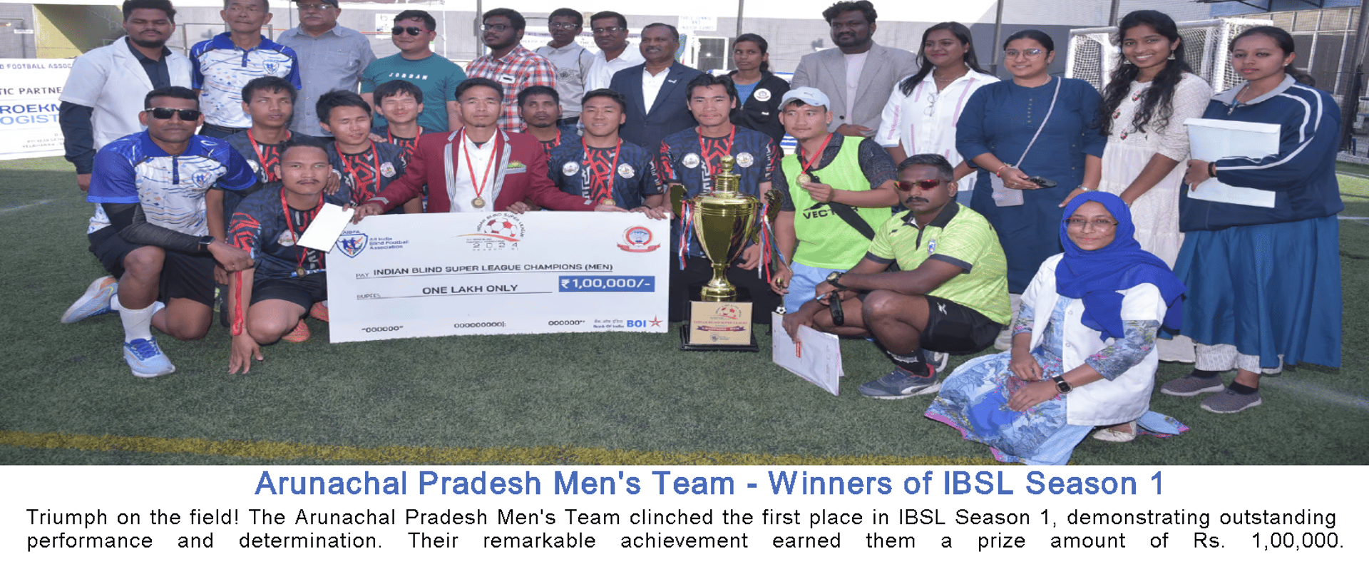 Arunachal Pradesh Men's Team - Winners of IBSL Season 1
