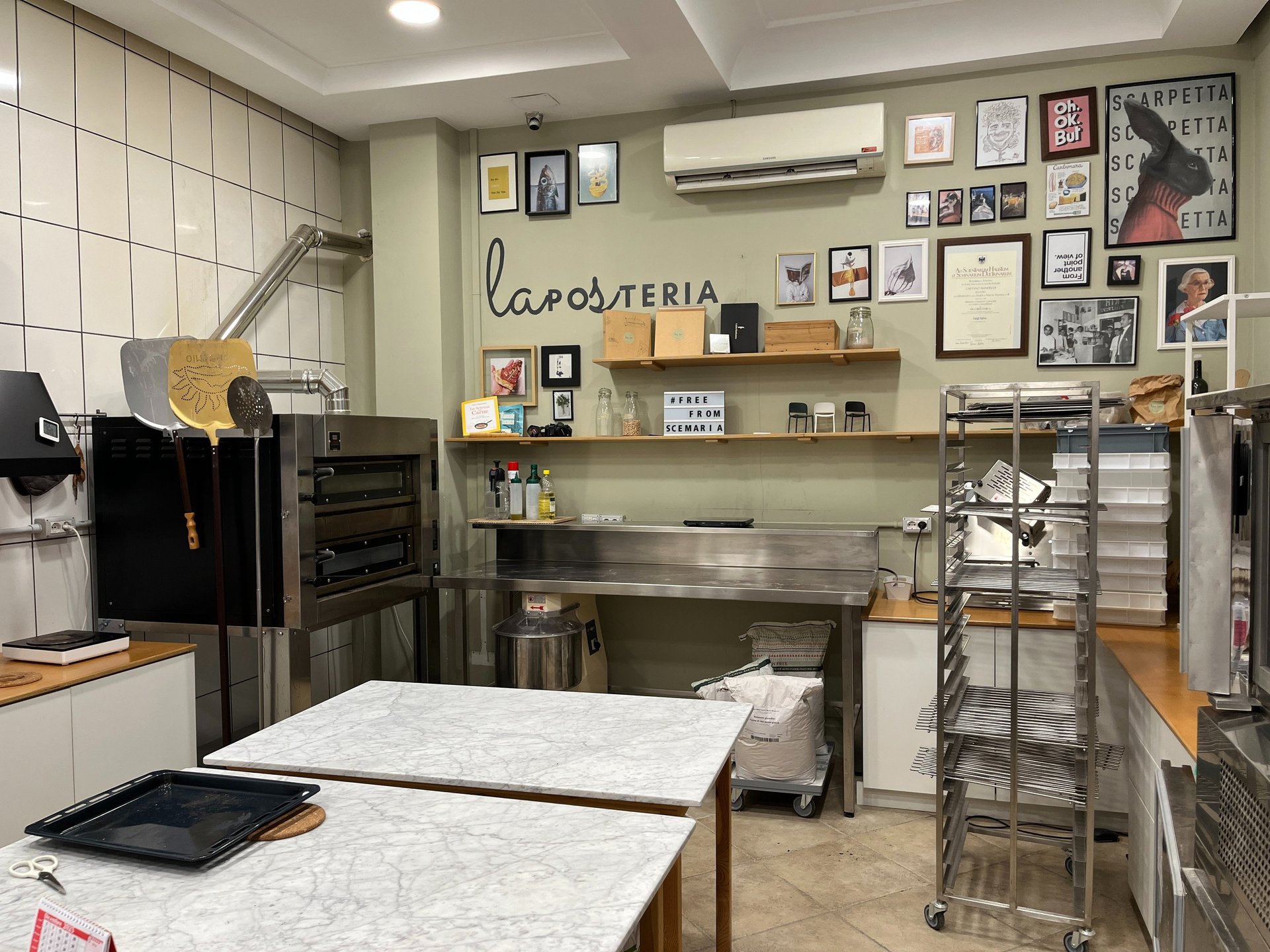 an abstract photo of a curved building with a blue sky in the background