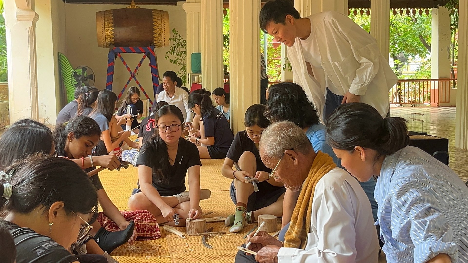 black blue and yellow textile