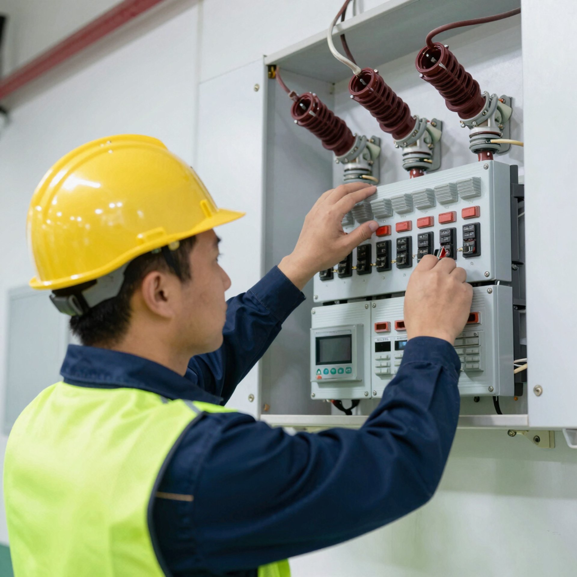 A large room with a lot of paint on the walls