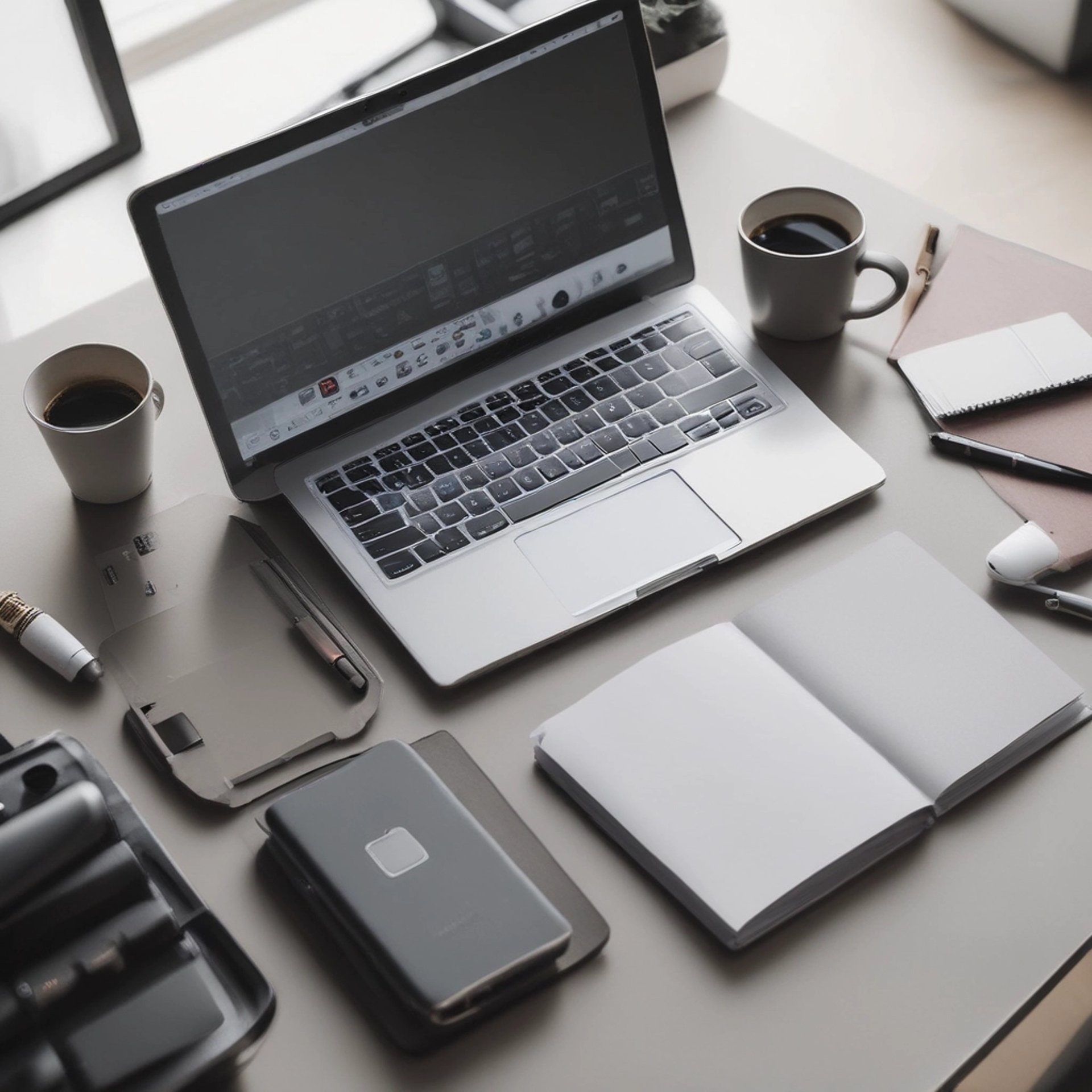 person holding laptop computer inside room