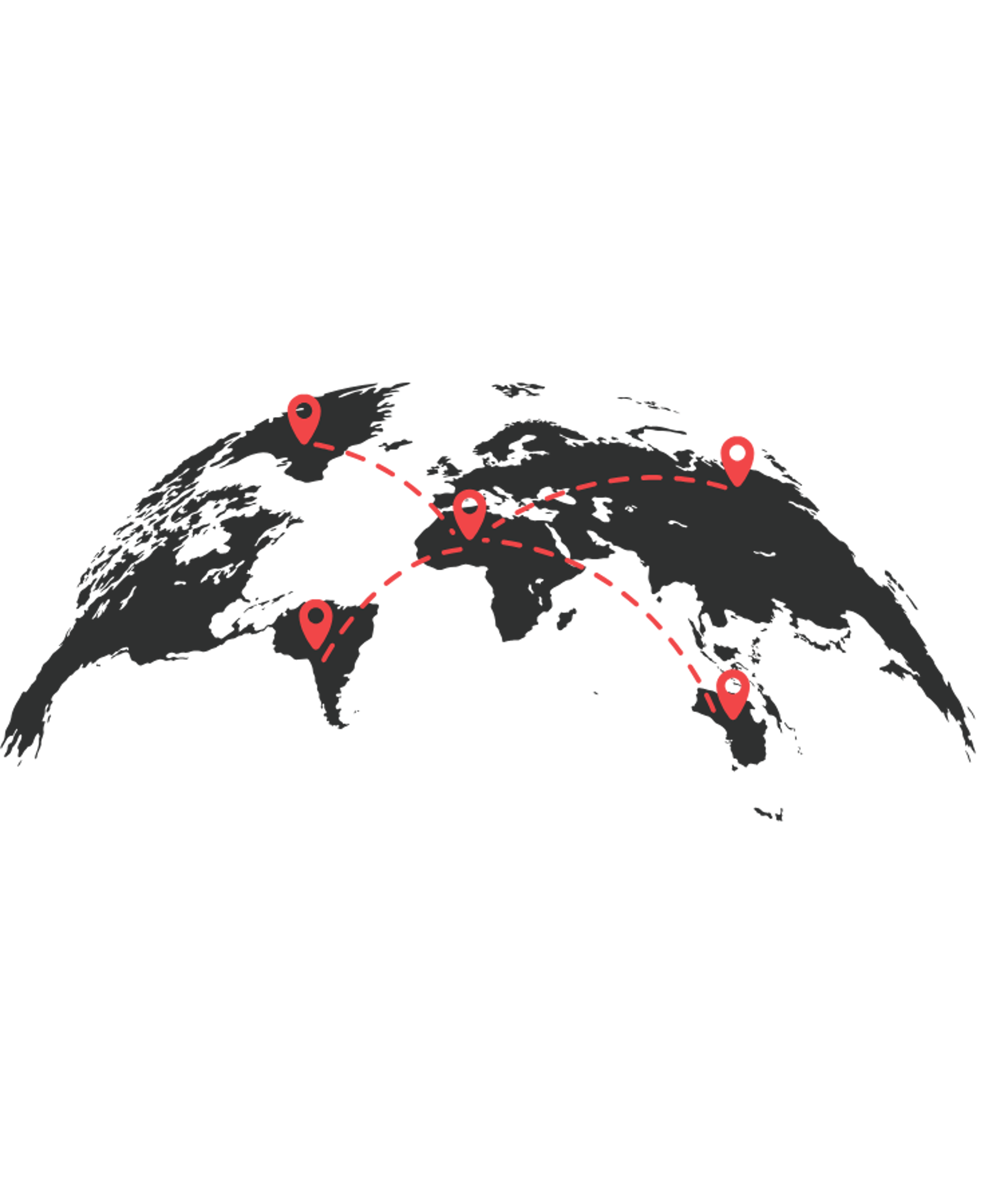 an abstract photo of a curved building with a blue sky in the background