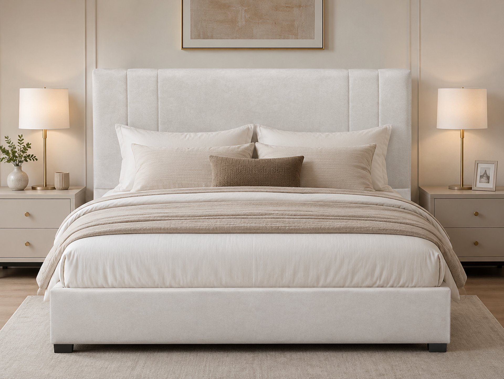 black and white bed linen