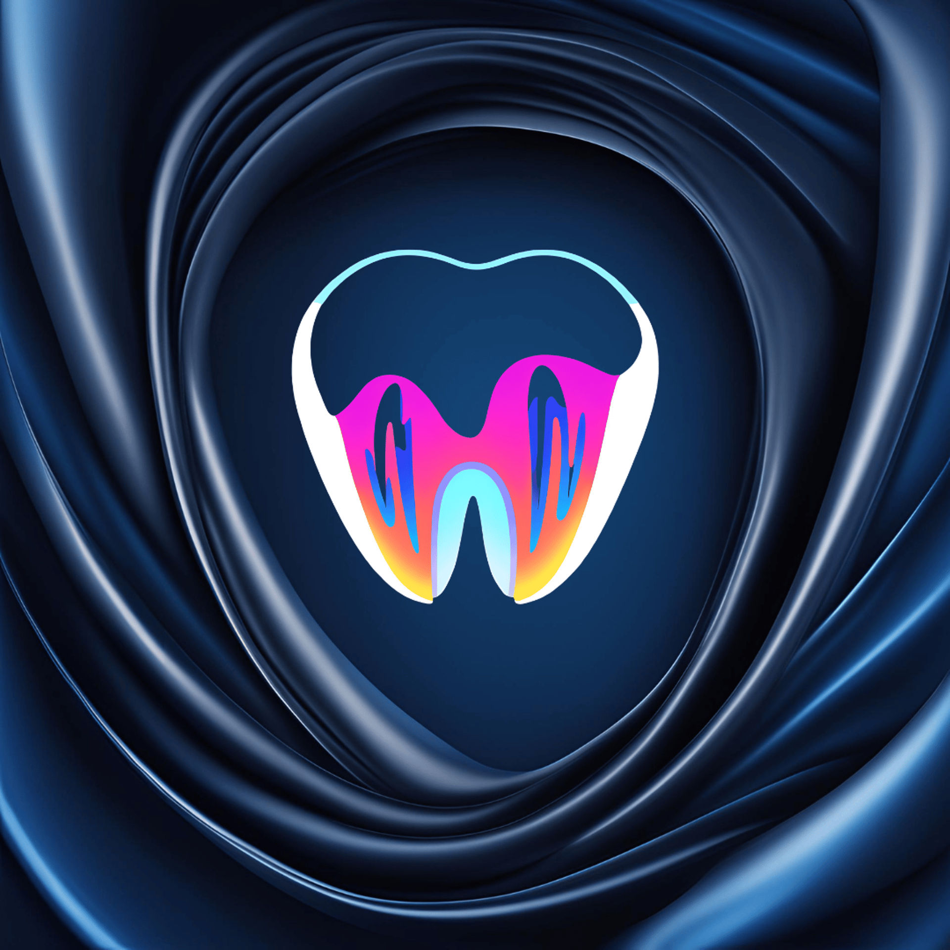 blue and white smoke illustration